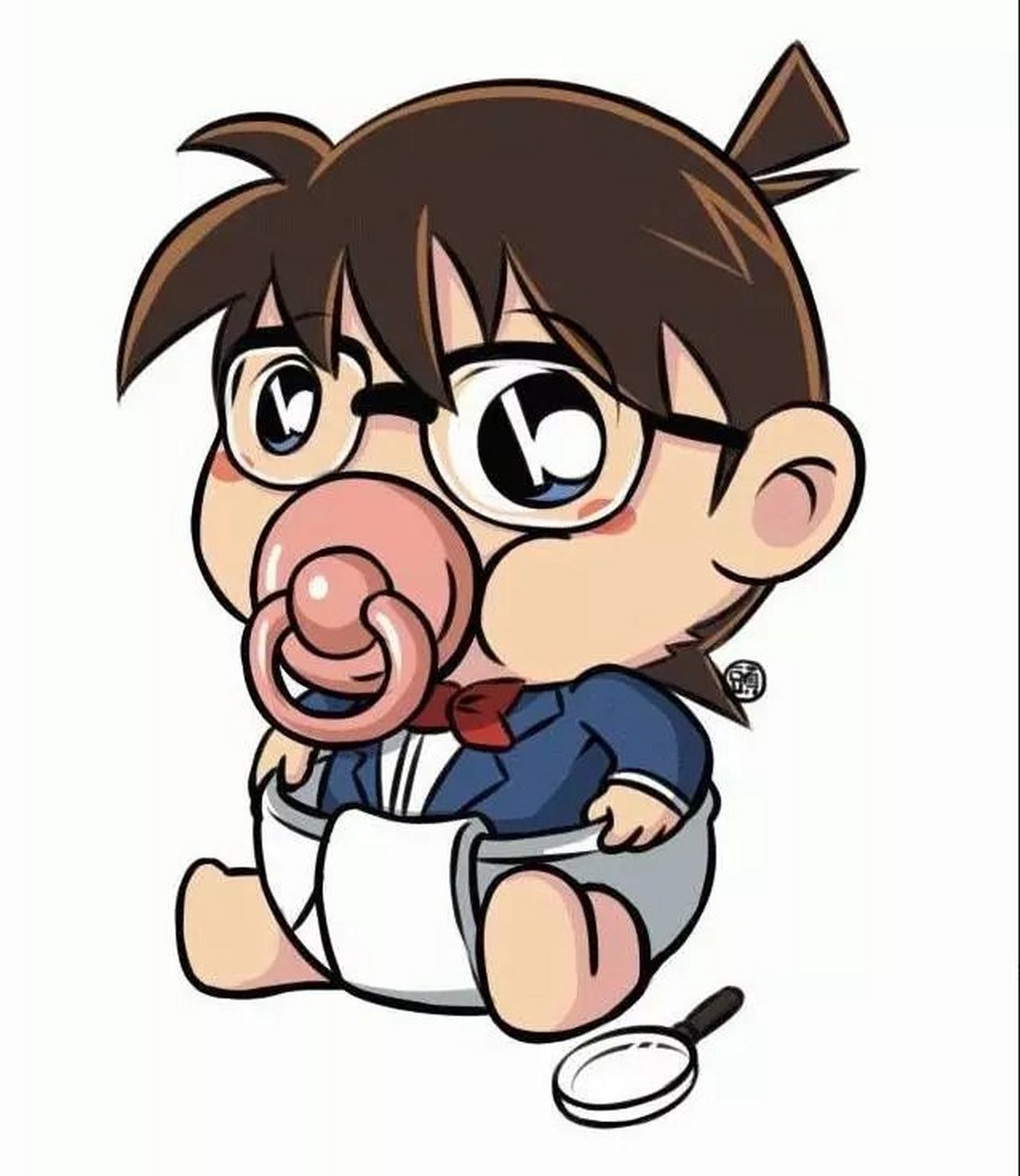 名侦探柯南婴儿图,好萌啊(○`ε○)