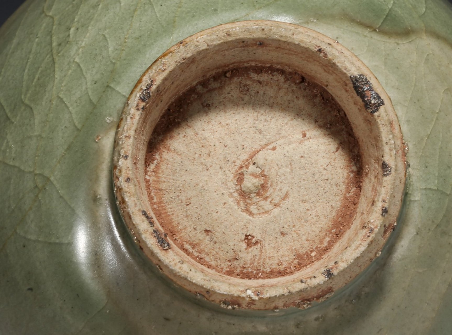 古董艺术品# 此件元明龙泉窑青釉碗,口径14.5cm,高7cm,底径5.