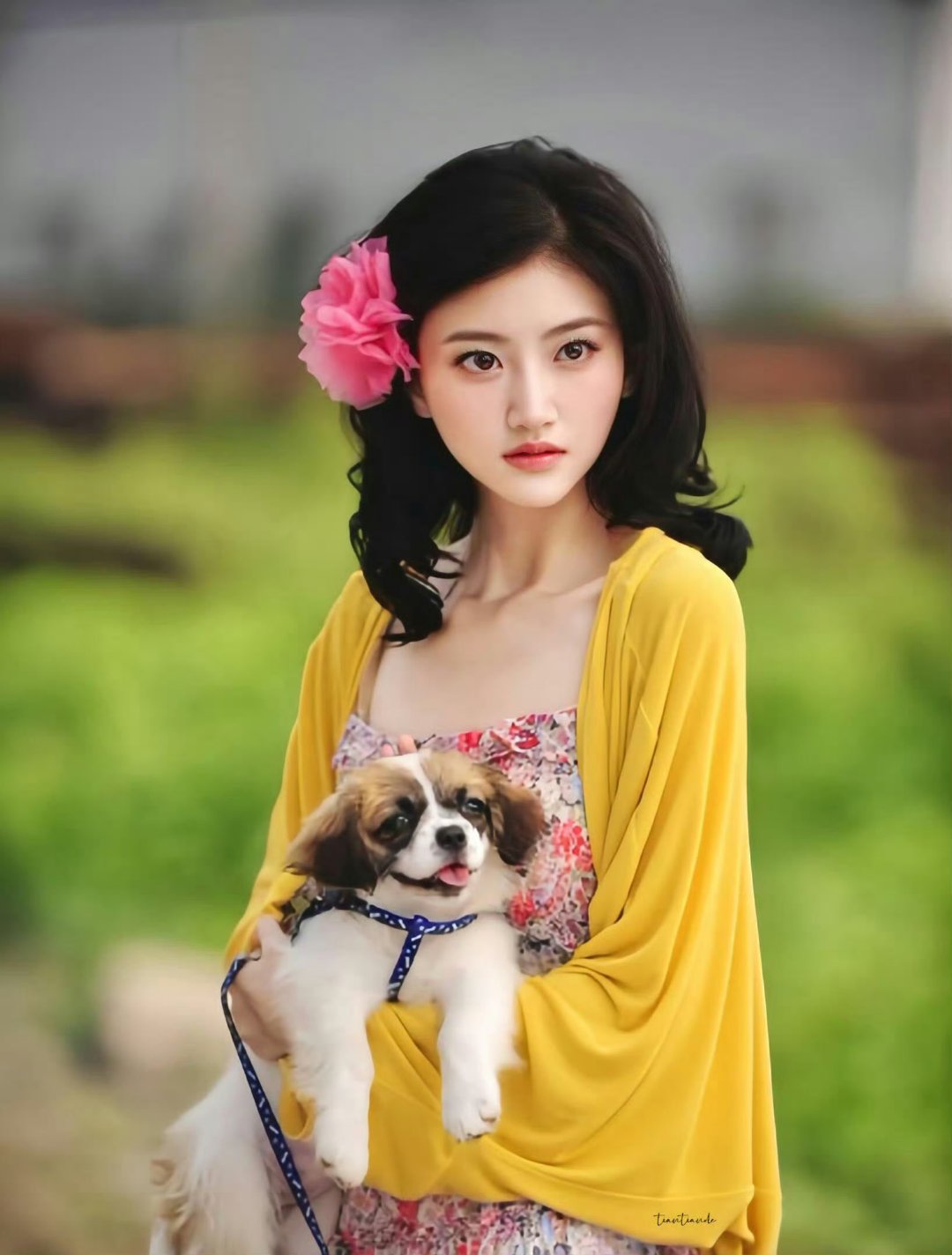 早期的景甜好明媚的美