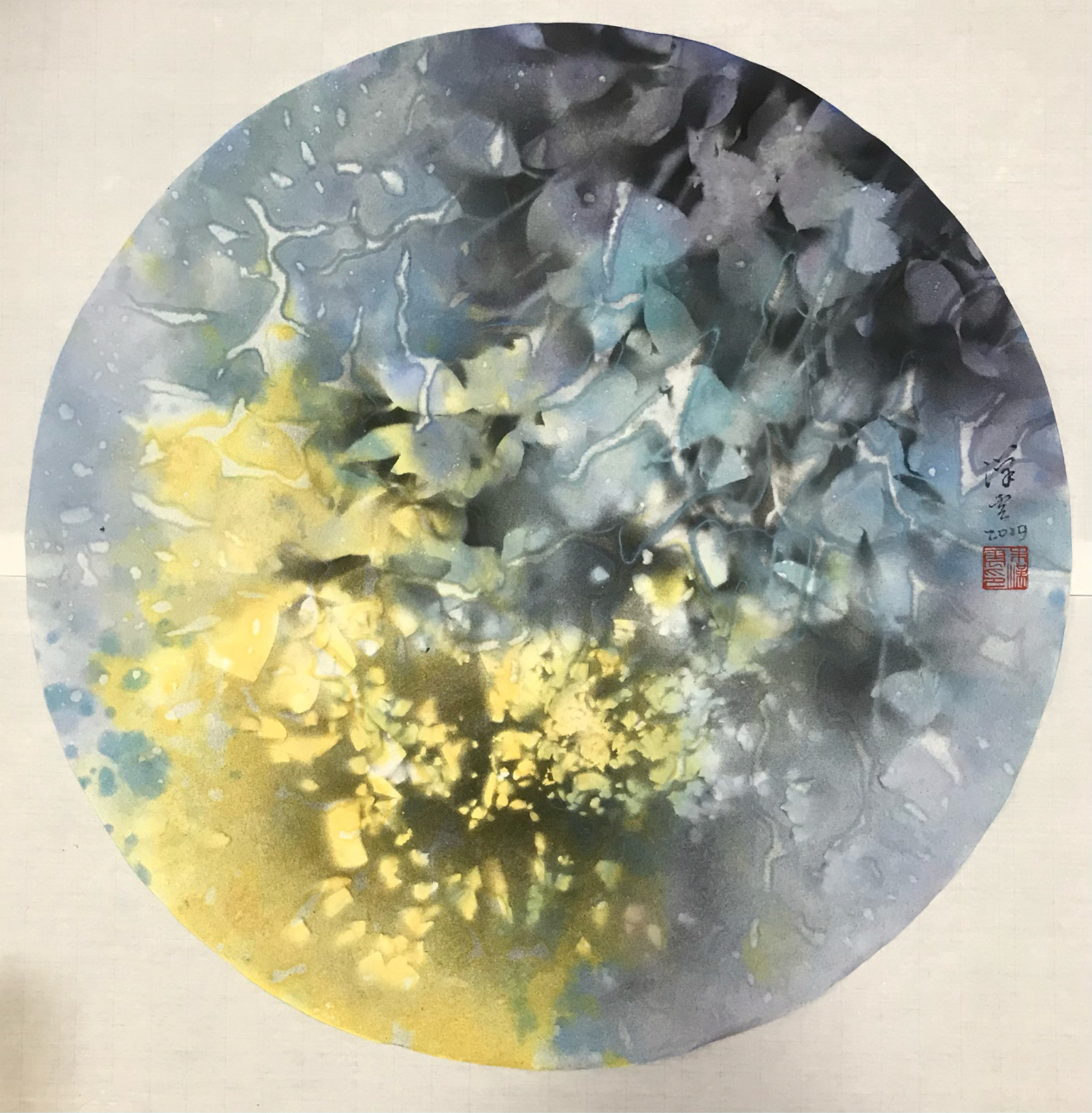 东方新意象:朱汉云水墨画欣赏《繁花》系列#艺术