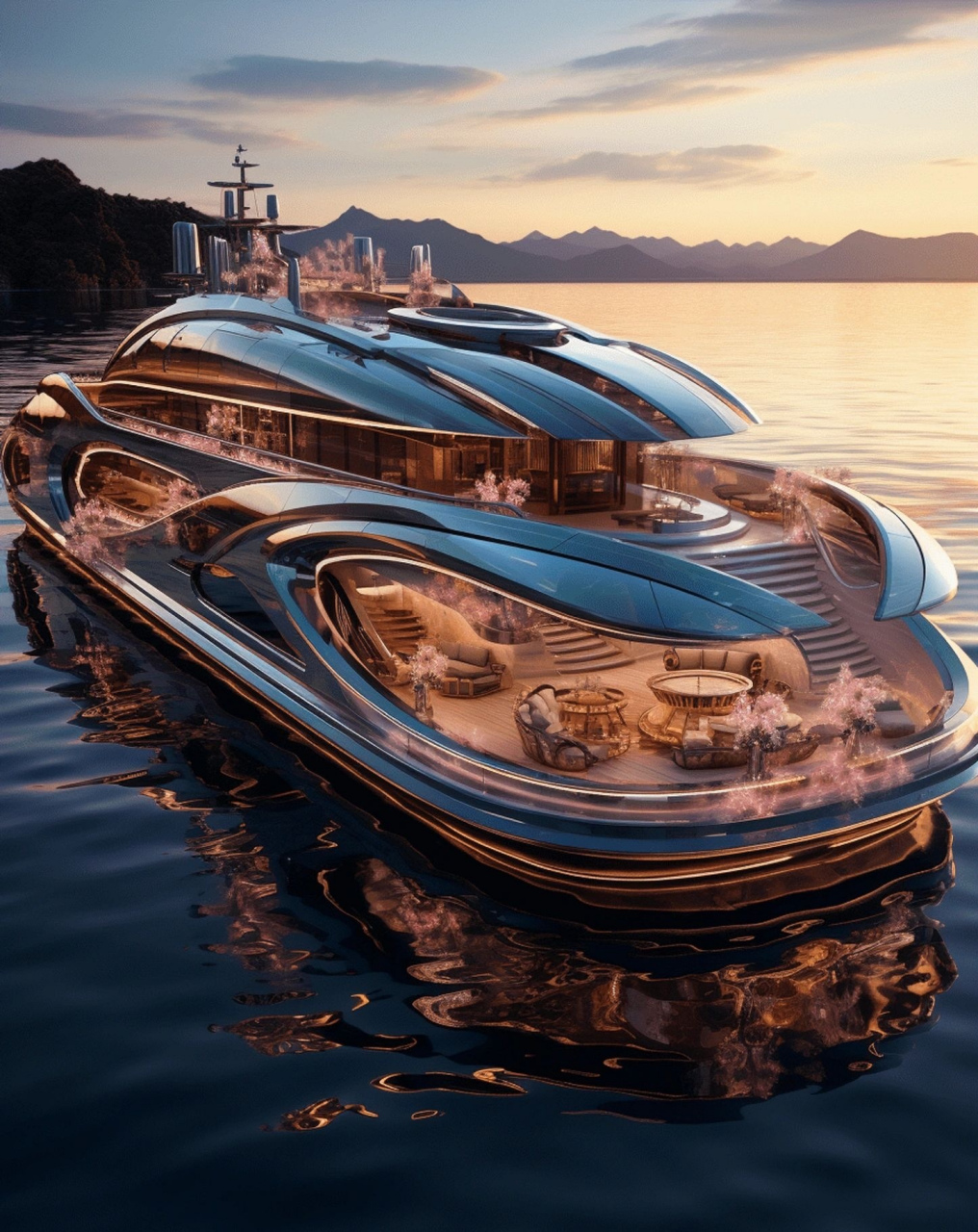 谁知道如此顶级豪华的游轮值多少钱?