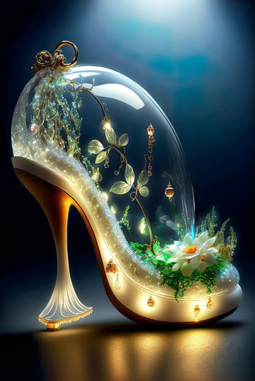 不止是白雪公主才想拥有水晶鞋吧?你也可以!