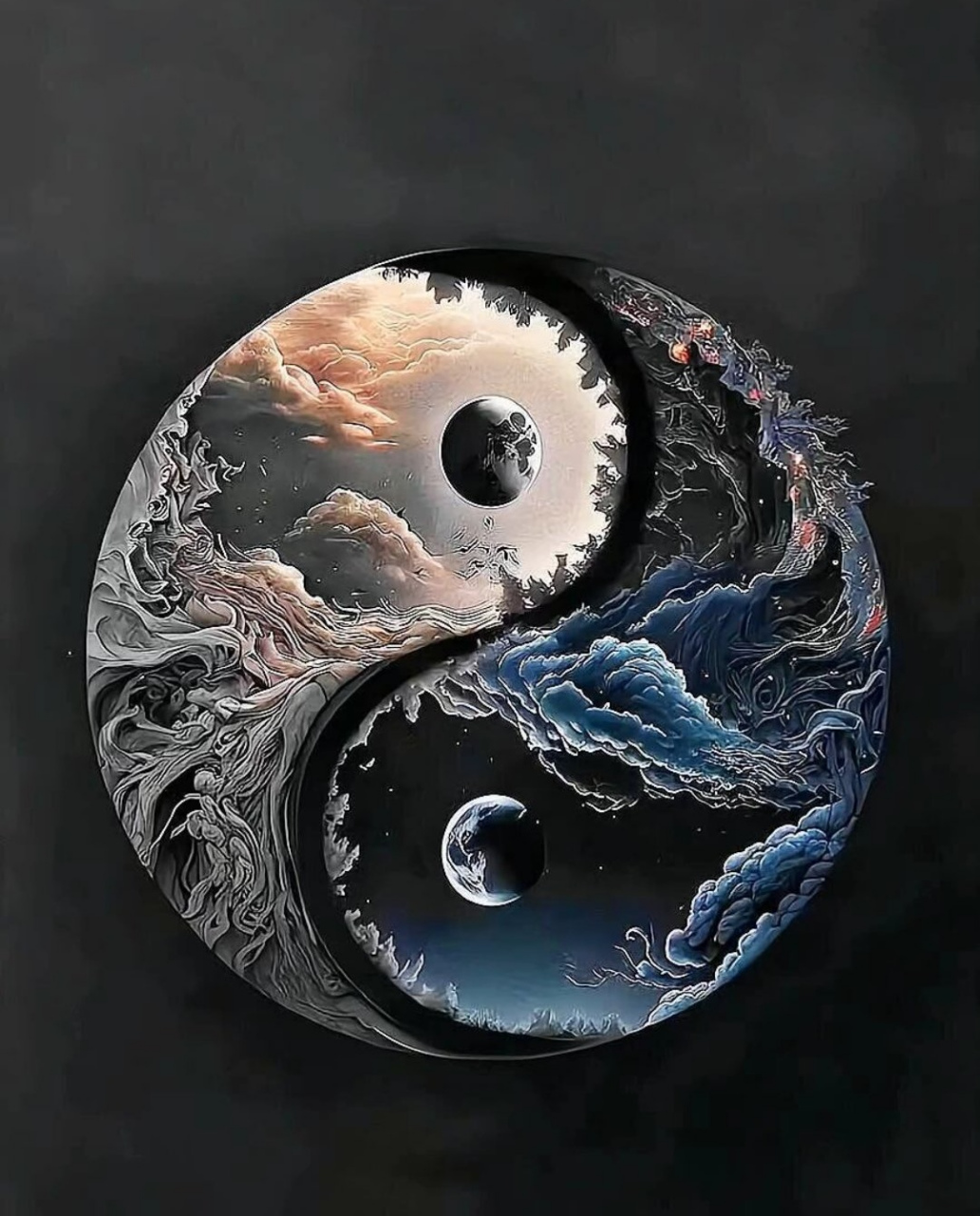 阴中有阳,阳中有阴,阴阳互抱,生生不息. 太极-中国千年文化之国粹