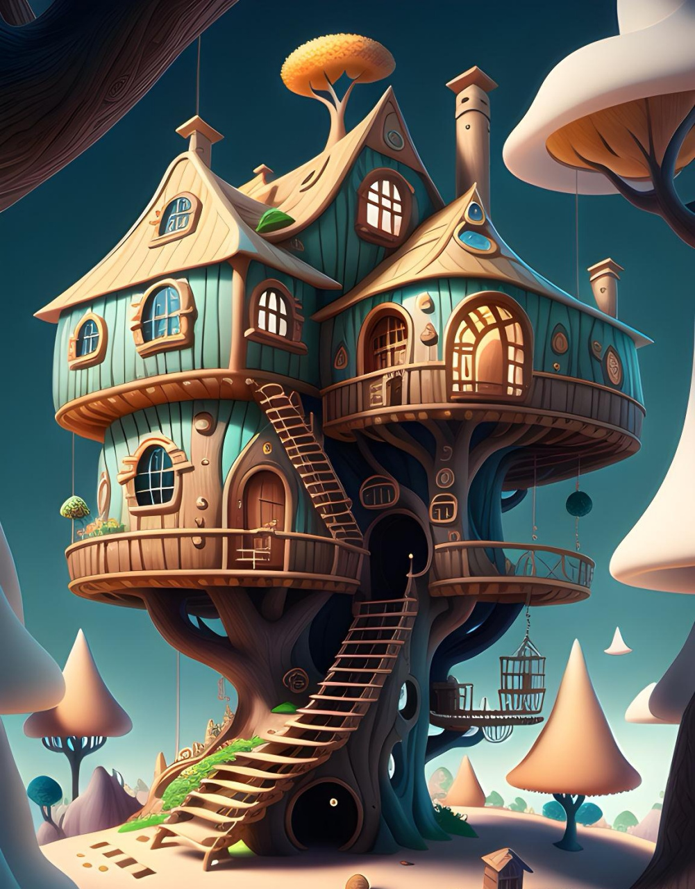 孩子心中的魔幻小屋.