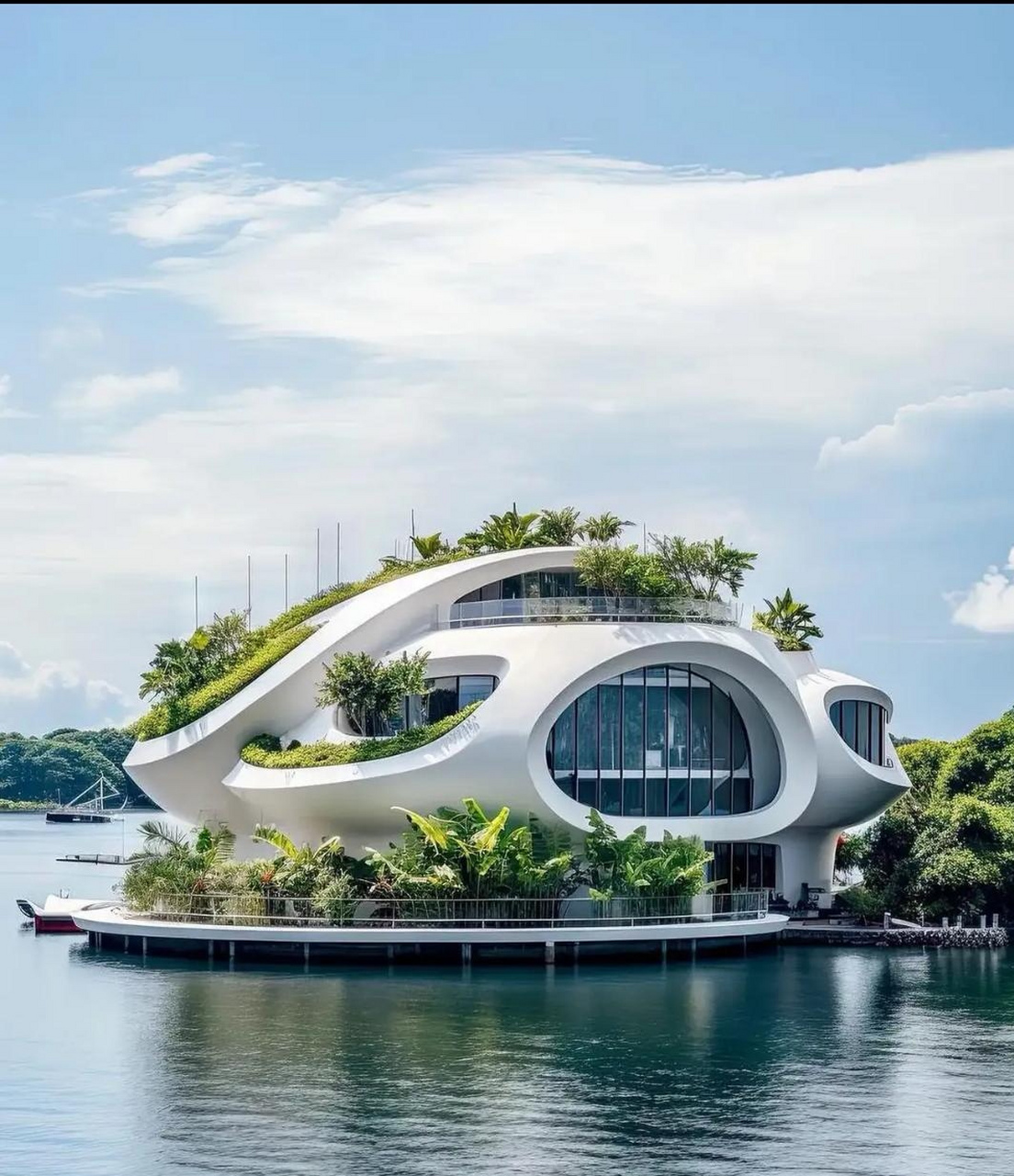 概念建筑,满满的科技元素与自然的融合