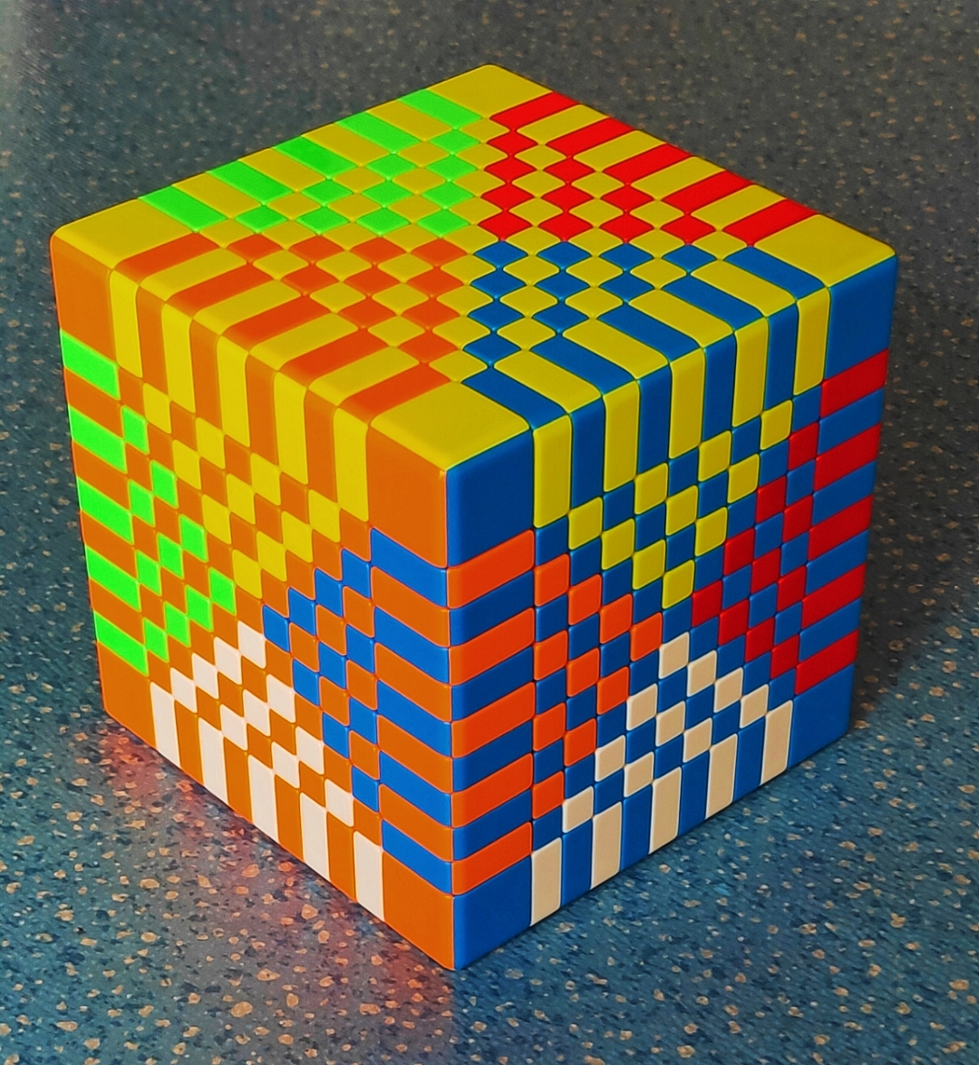 十一阶魔方花式拼图