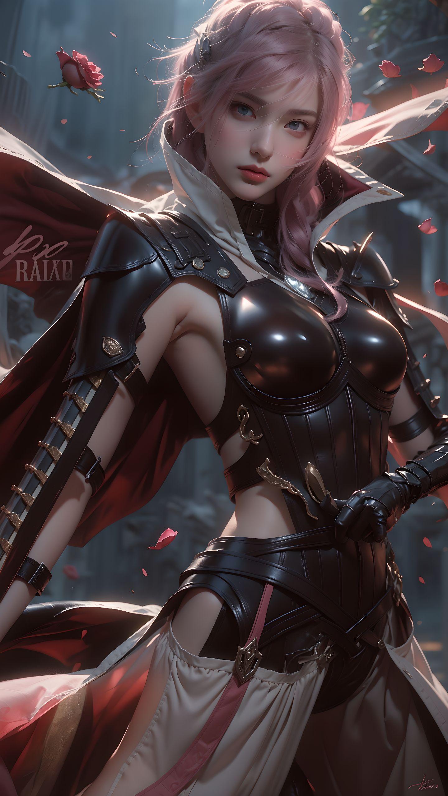 🌙  她是动漫或游戏中的哪位女神呢?