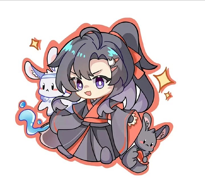 魔道祖师忘羡 q版的忘羡好美丽啊[鼓掌]