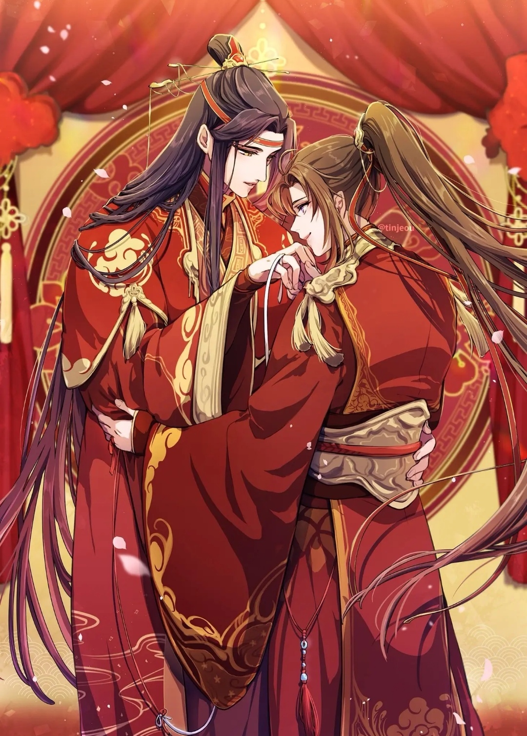 魔道祖师忘羡  婚服忘羡[亲吻]