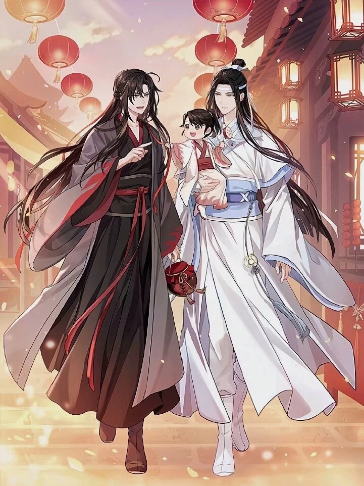 魔道祖师忘羡# 一家三口[温暖]