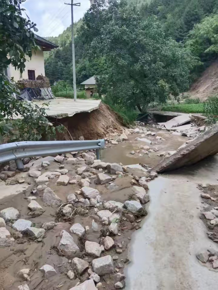 陕西勉县暴雨图片