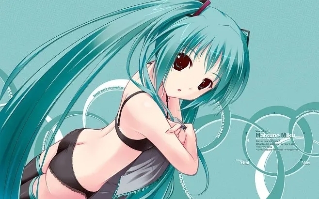初音未来:我穿泳装好看吗?