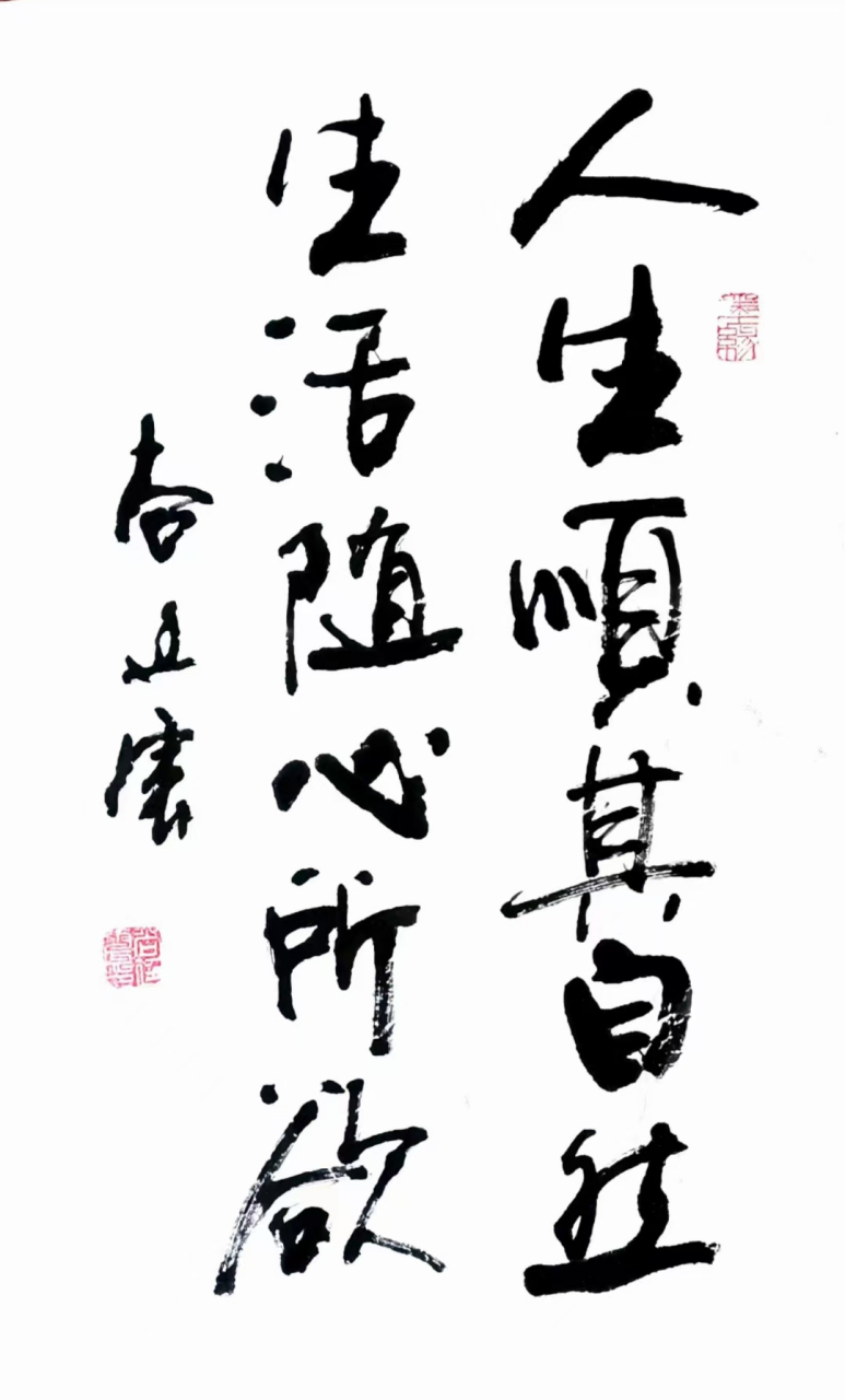 人生顺其自然,生活随心所欲.