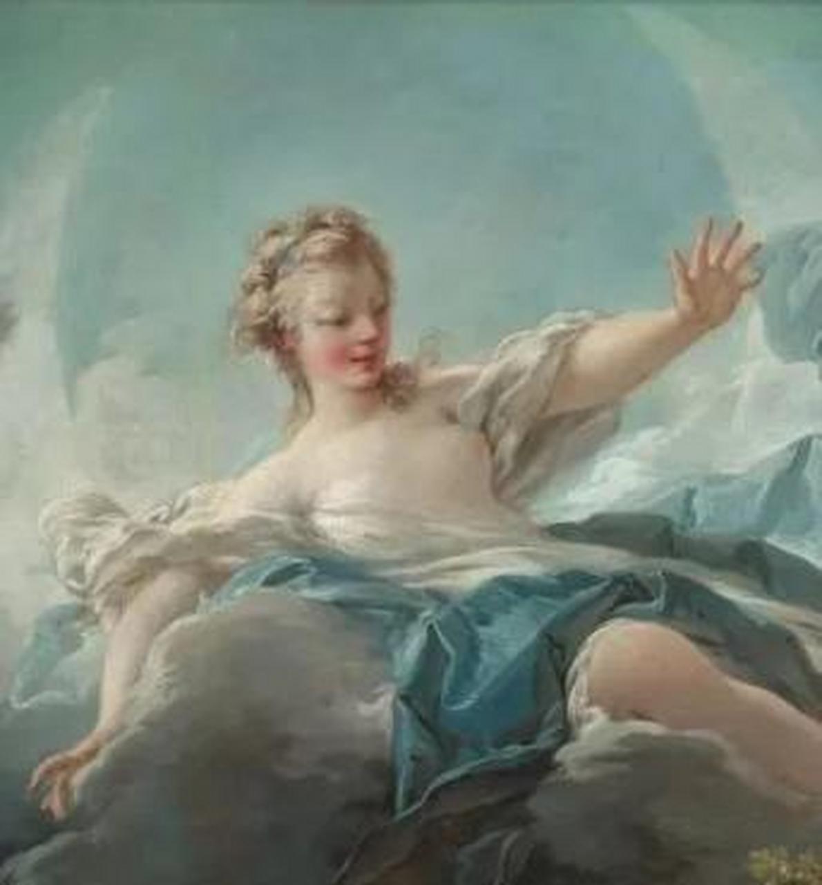 弗拉戈纳尔的《狄安娜和恩底弥翁》以美丽的细节和富有浪漫情调的氛围