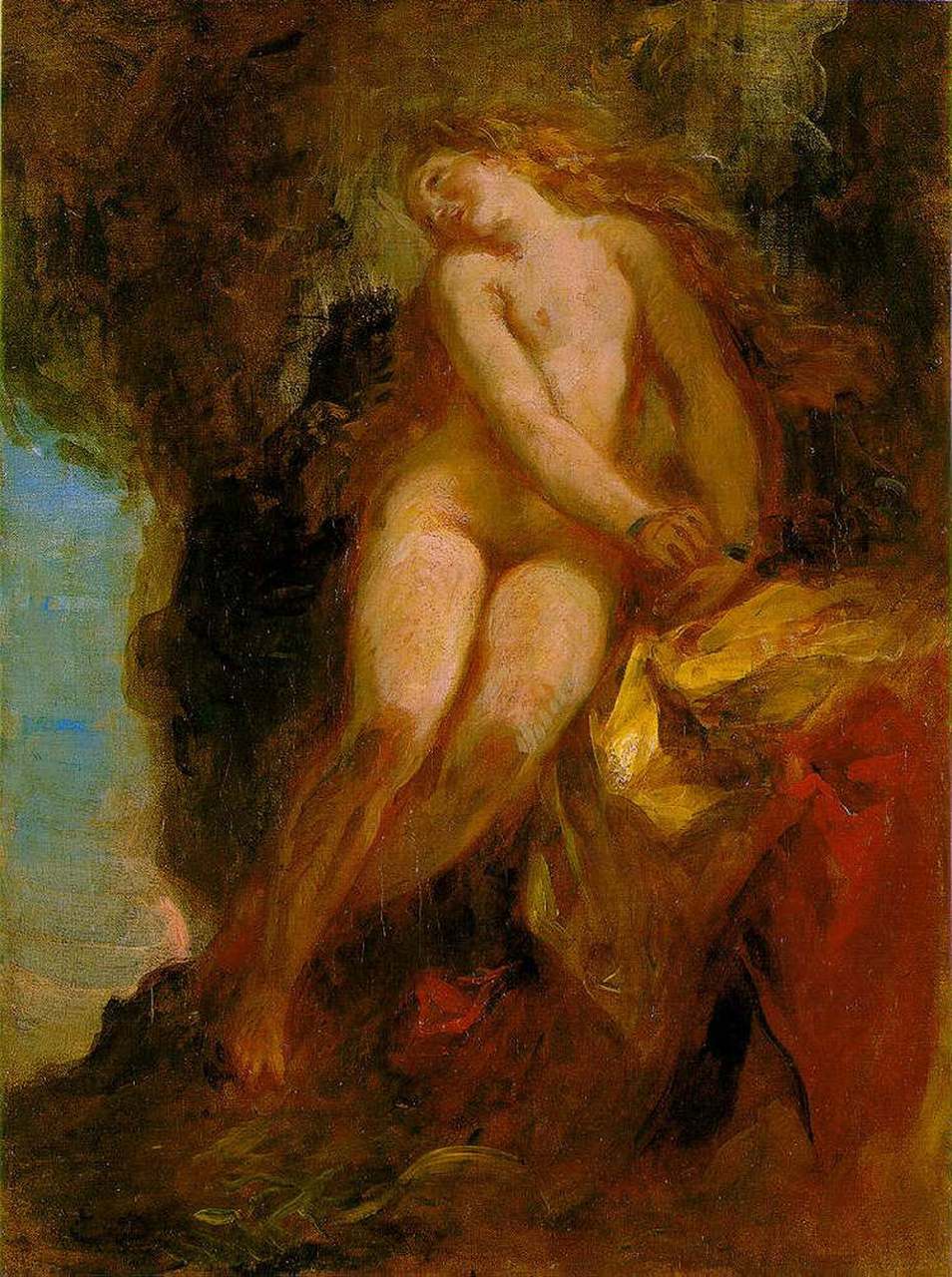 德拉克罗瓦(eugène delacroix,1798-1863)是继席里柯(théodore