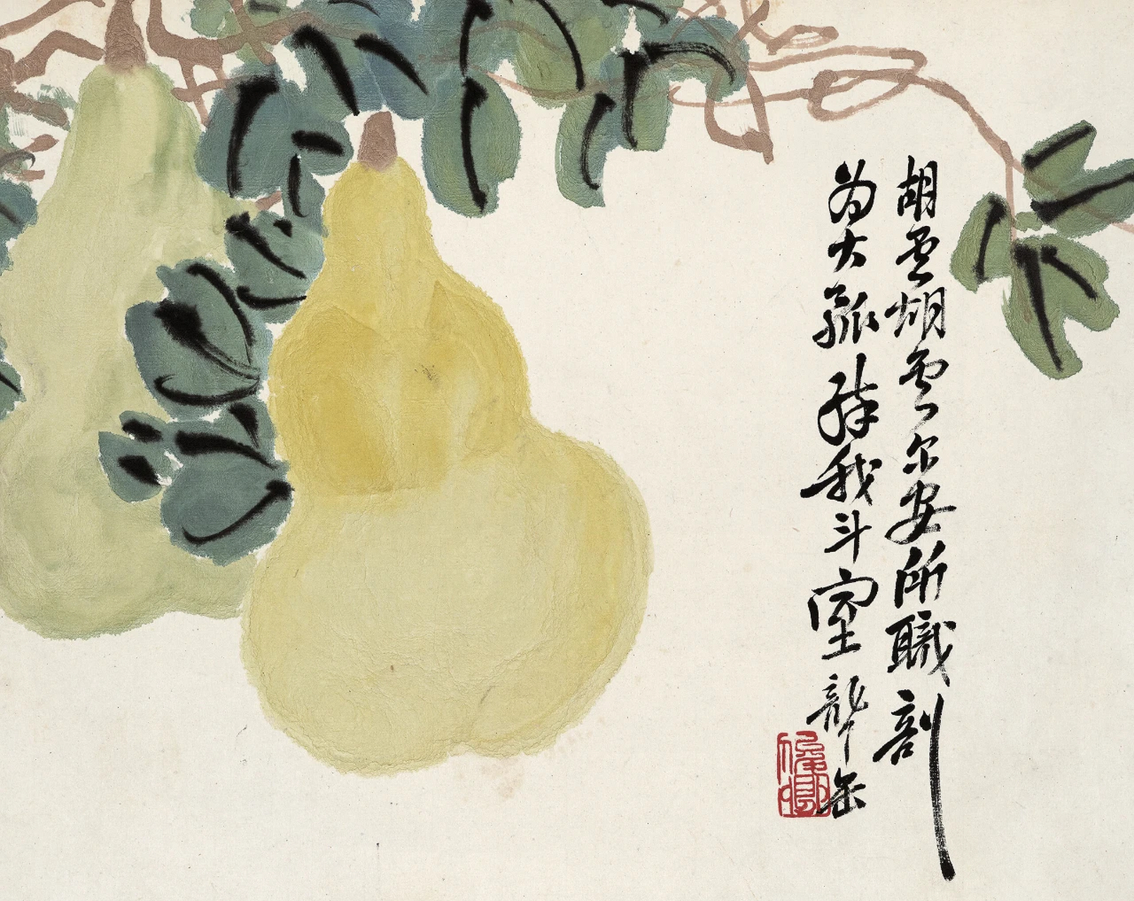 吴昌硕花鸟小品.