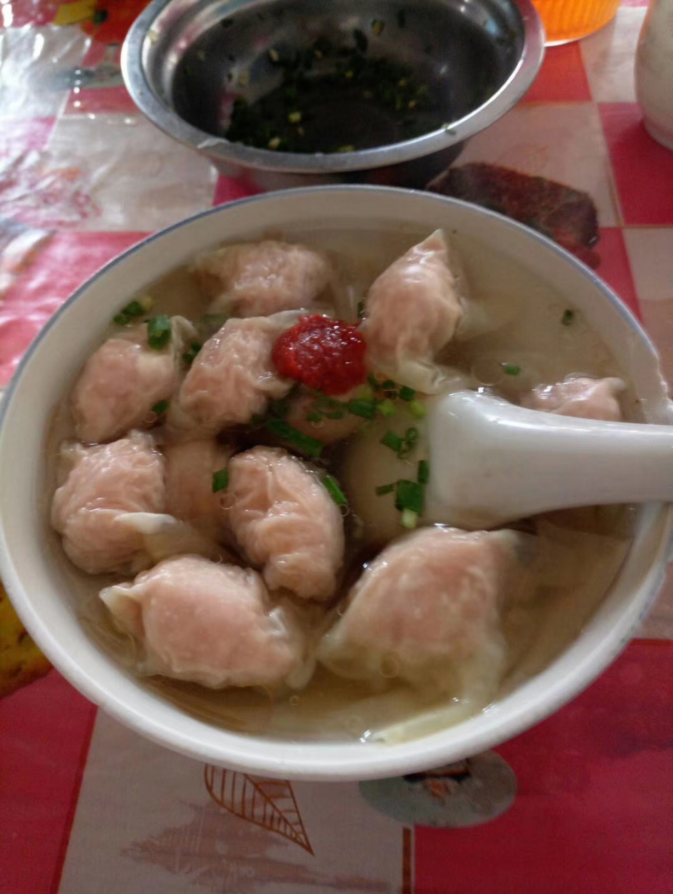 水吉扁肉 下班来碗扁肉,加醋加辣椒酱,不要太高吃了[赞同][赞同][赞同