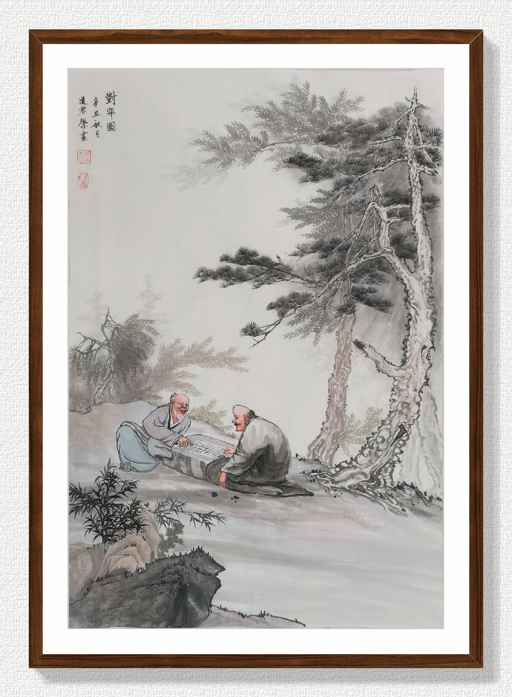 意境国画,水墨画,诗情画意!