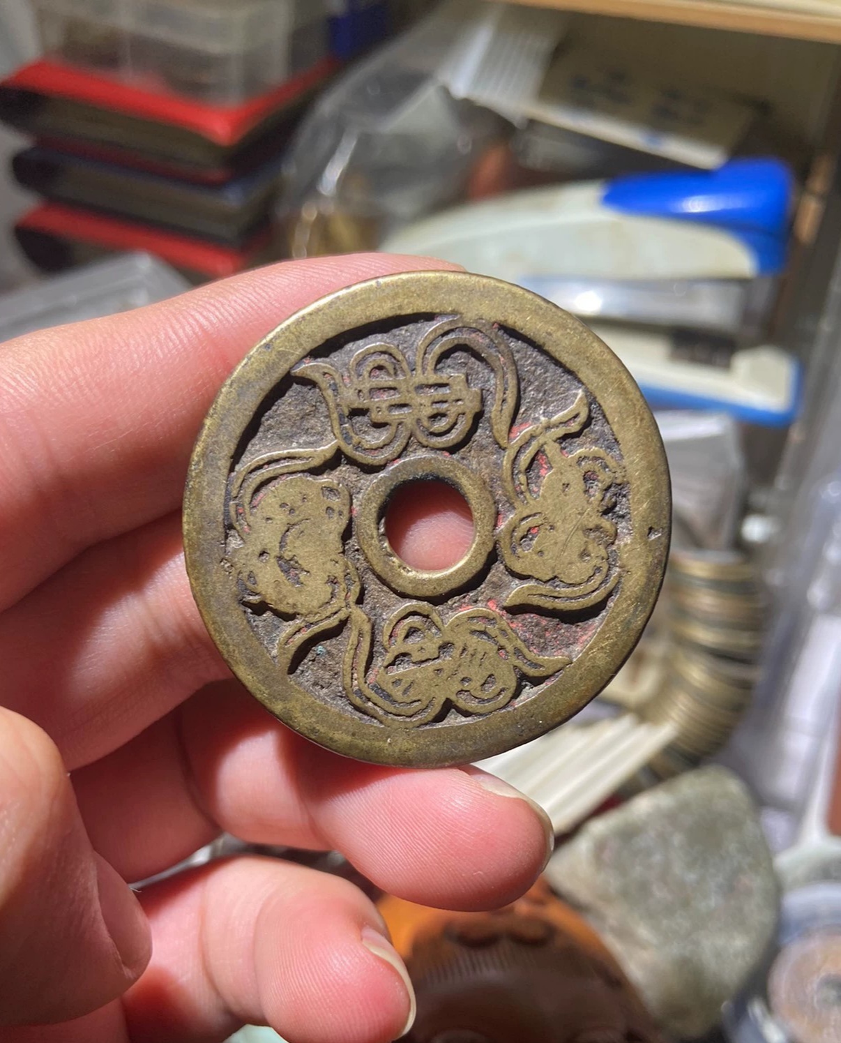 花钱:金玉满堂长命富贵!