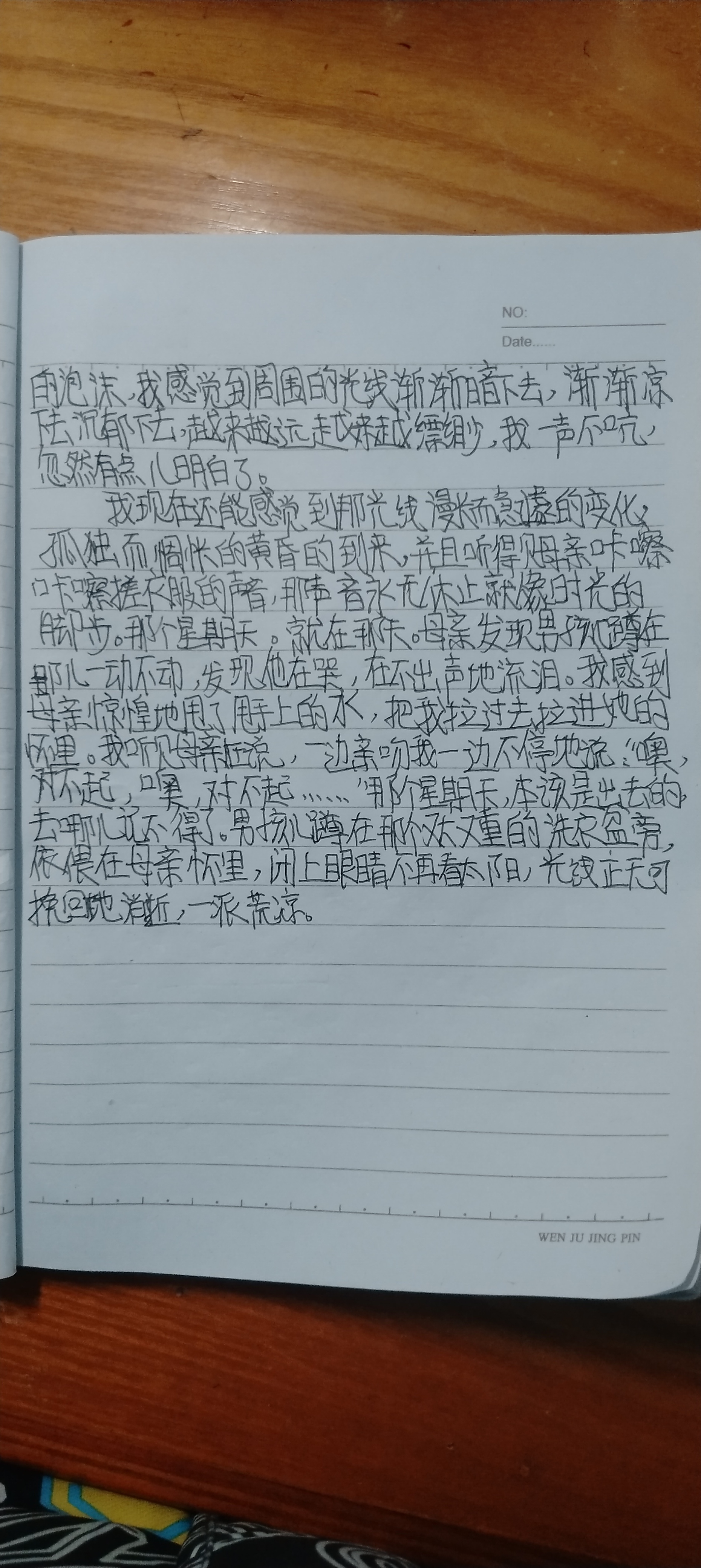 小娜子抄课文图片