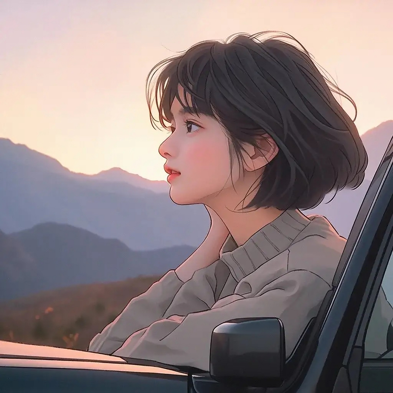 头像丨短发女生丨自由洒脱 一生所求真爱与自由 #优质作者榜