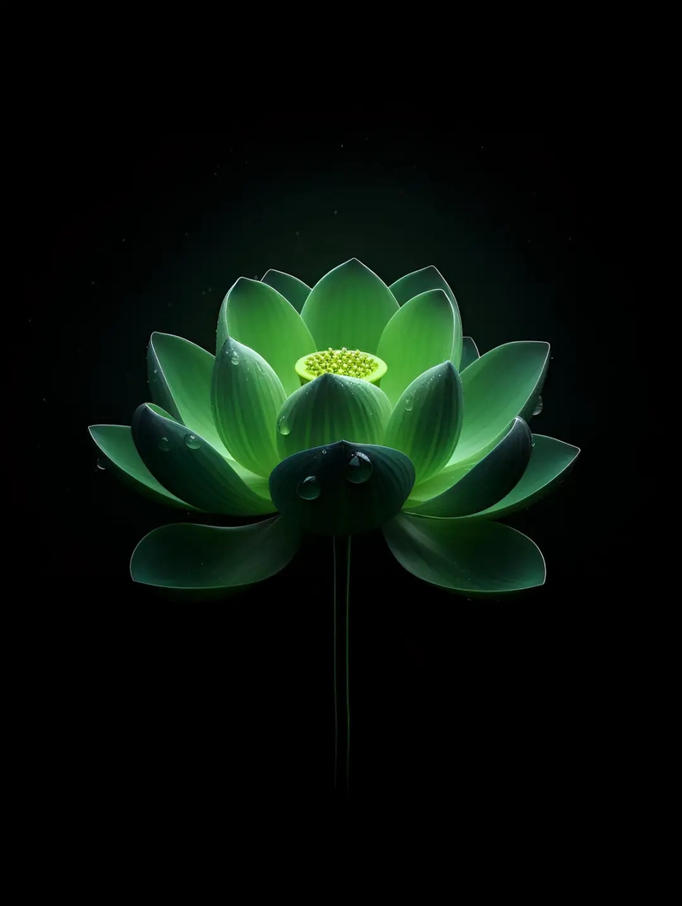 壁纸丨简约风荷花03 宁静,唯美意境