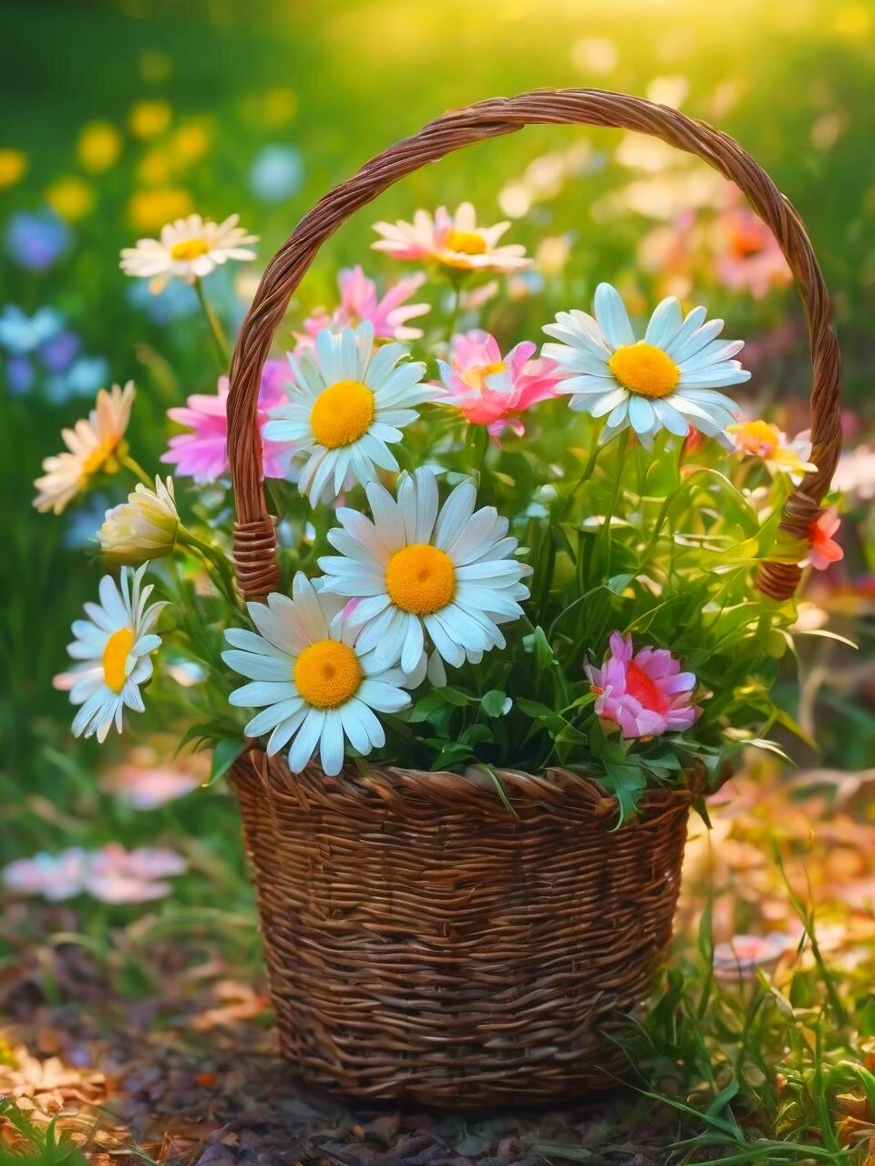 美图丨[照相机] 唯美的花篮,插花艺术94