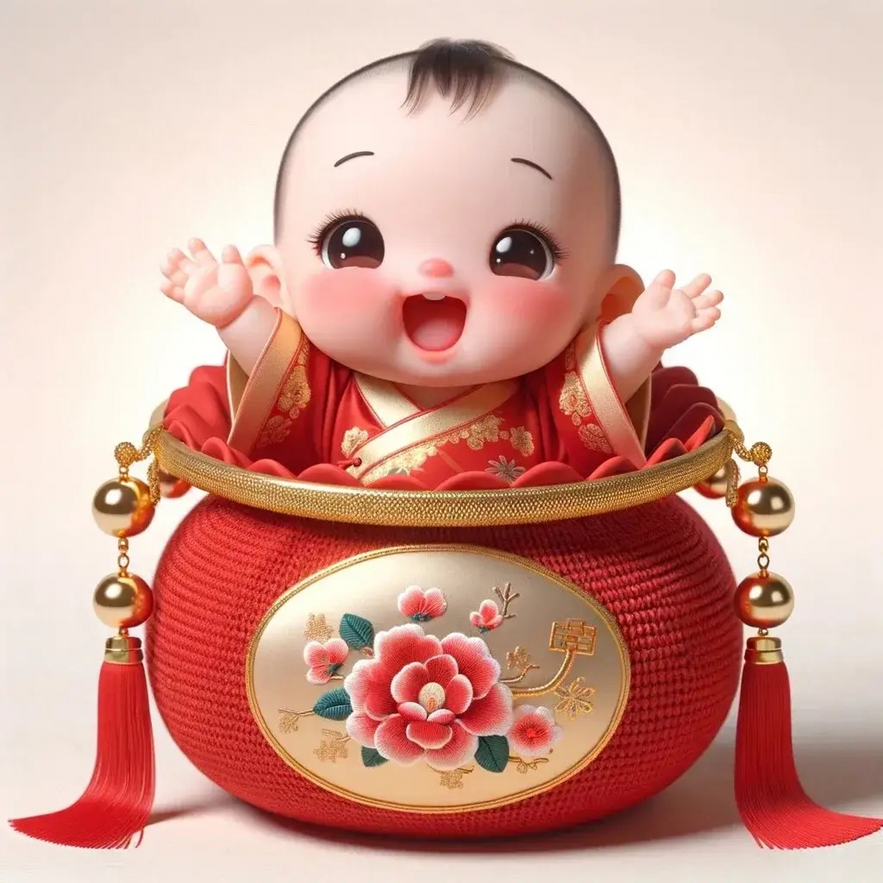 福娃来喽~抱一个回家吧[喜] #优质作者榜#  #萌宝迷惑行为