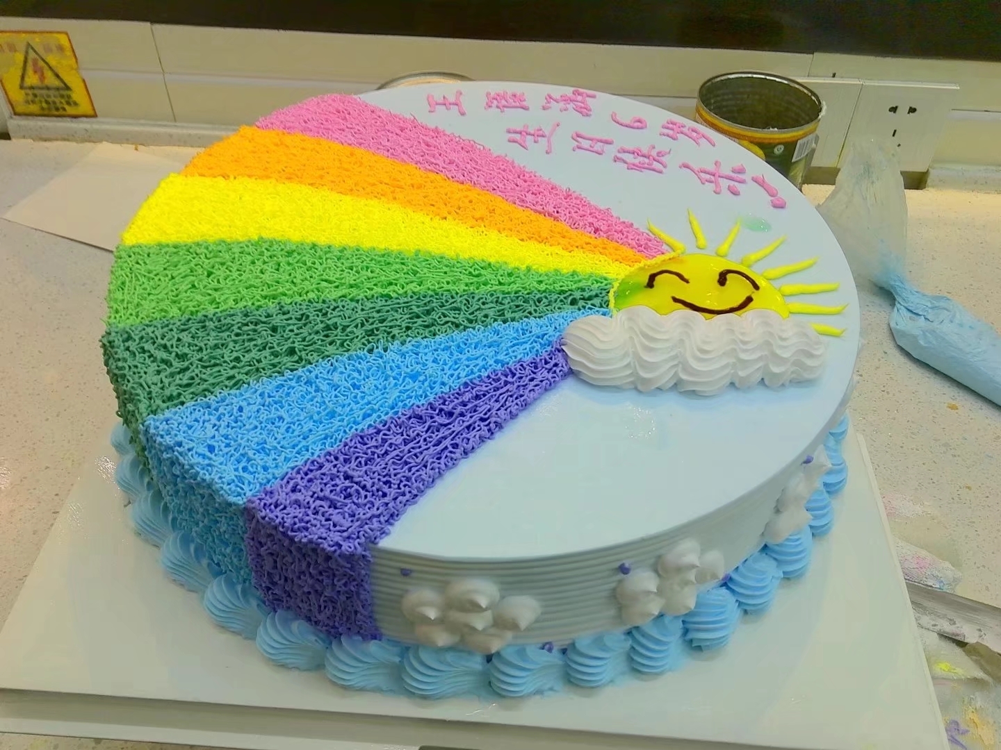 有你喜欢的彩虹吗?喜欢做蛋糕就请关注我,总有一款打动你