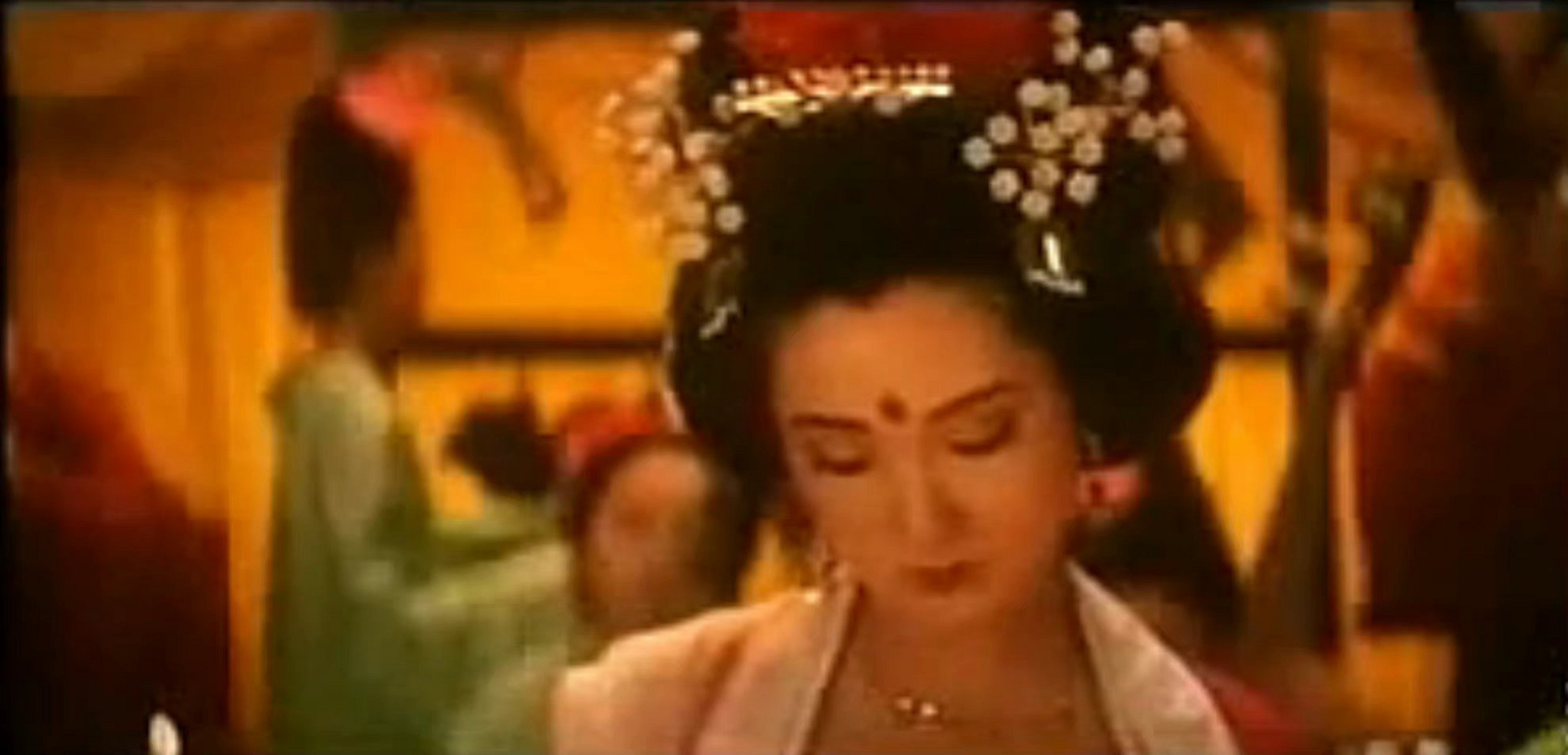 这是我最喜欢的一版杨贵妃,电影《杨贵妃后传》,女演员侯俊杰的脸浑如