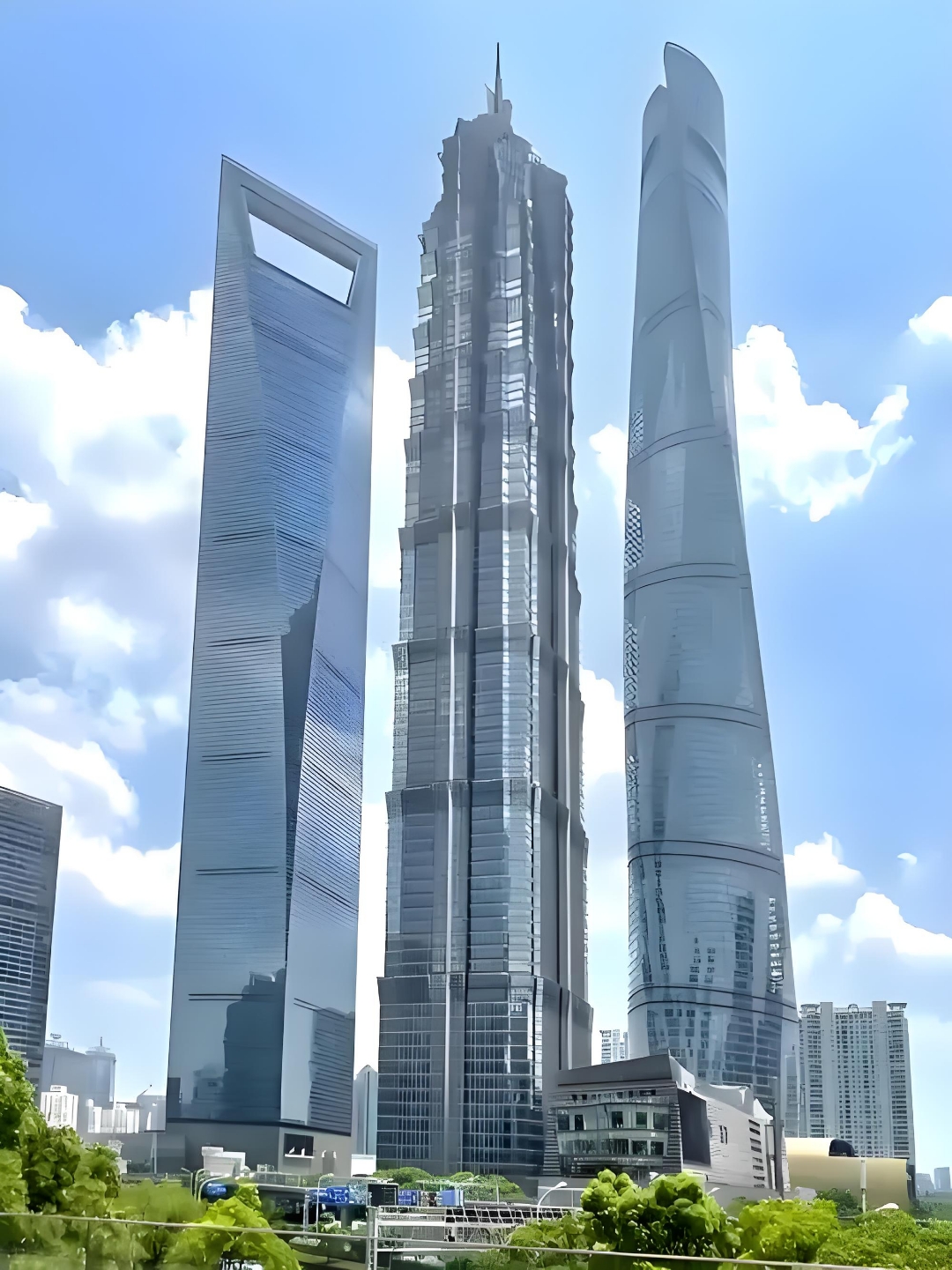 上海三大高楼的风水故事: 金茂大厦,环球金融中心,中心大厦 这三个