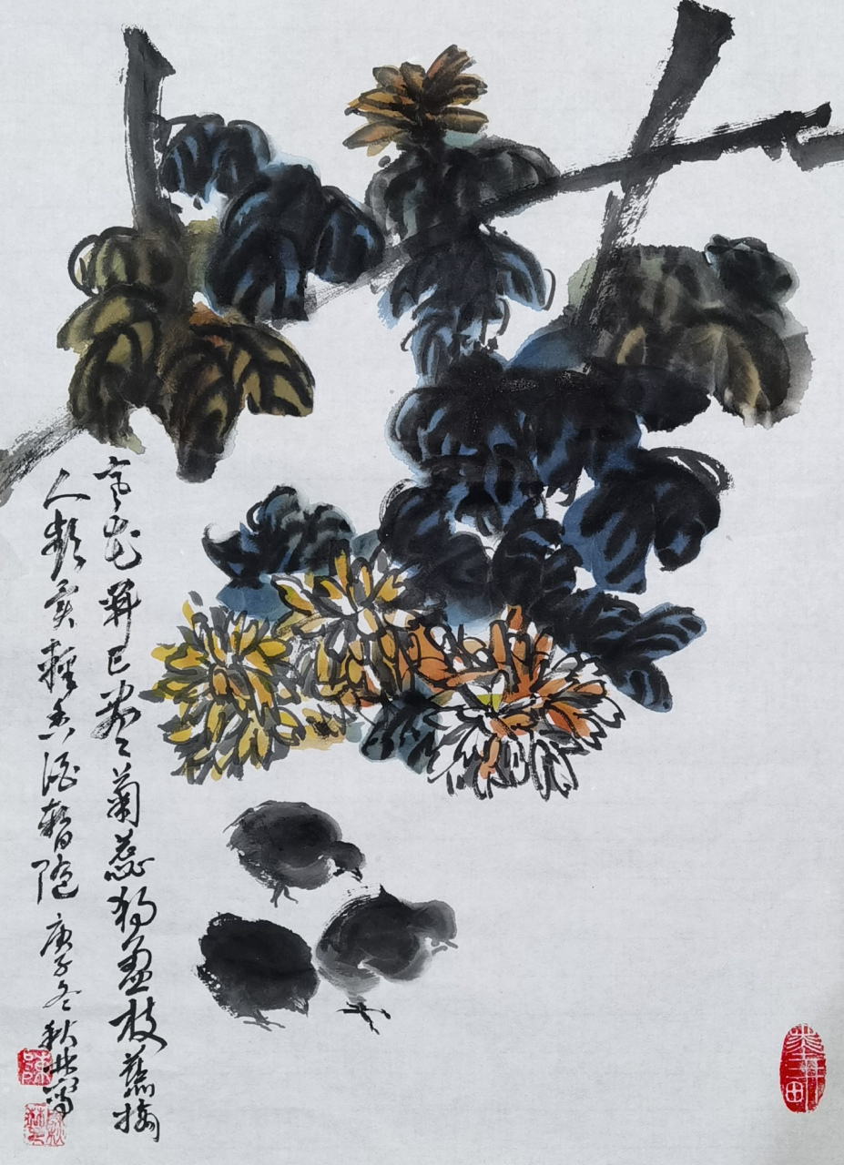 陈秋林的写意花鸟画(3)