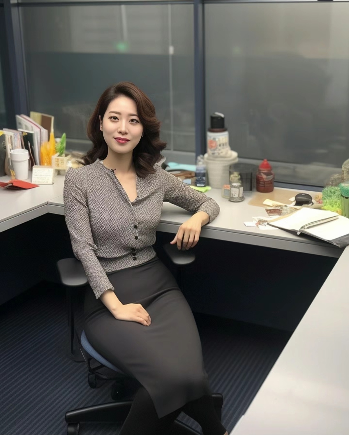 职场熟妇,这个能拉丝的眼神,每个男同事都受不了#美女# #少妇