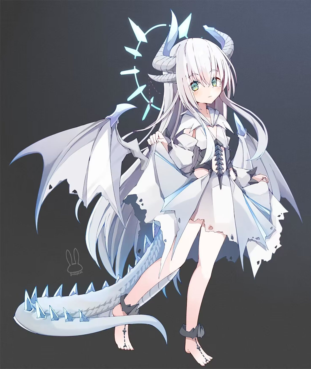 今日份的快乐#二次元美图# #白毛# #动漫头像和壁纸