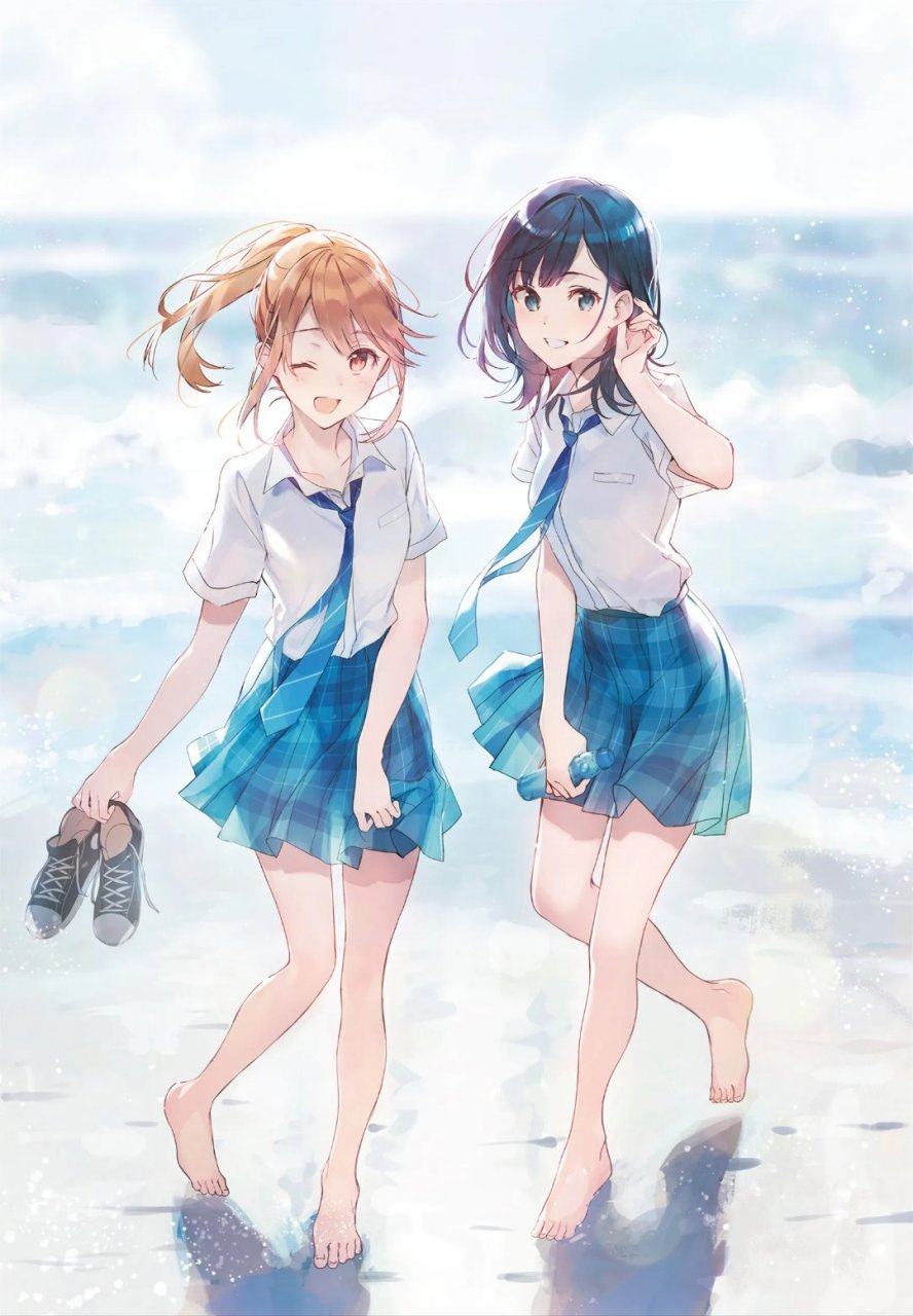 橘势大好啊,贴贴#百合# #橘子# #二次元美图