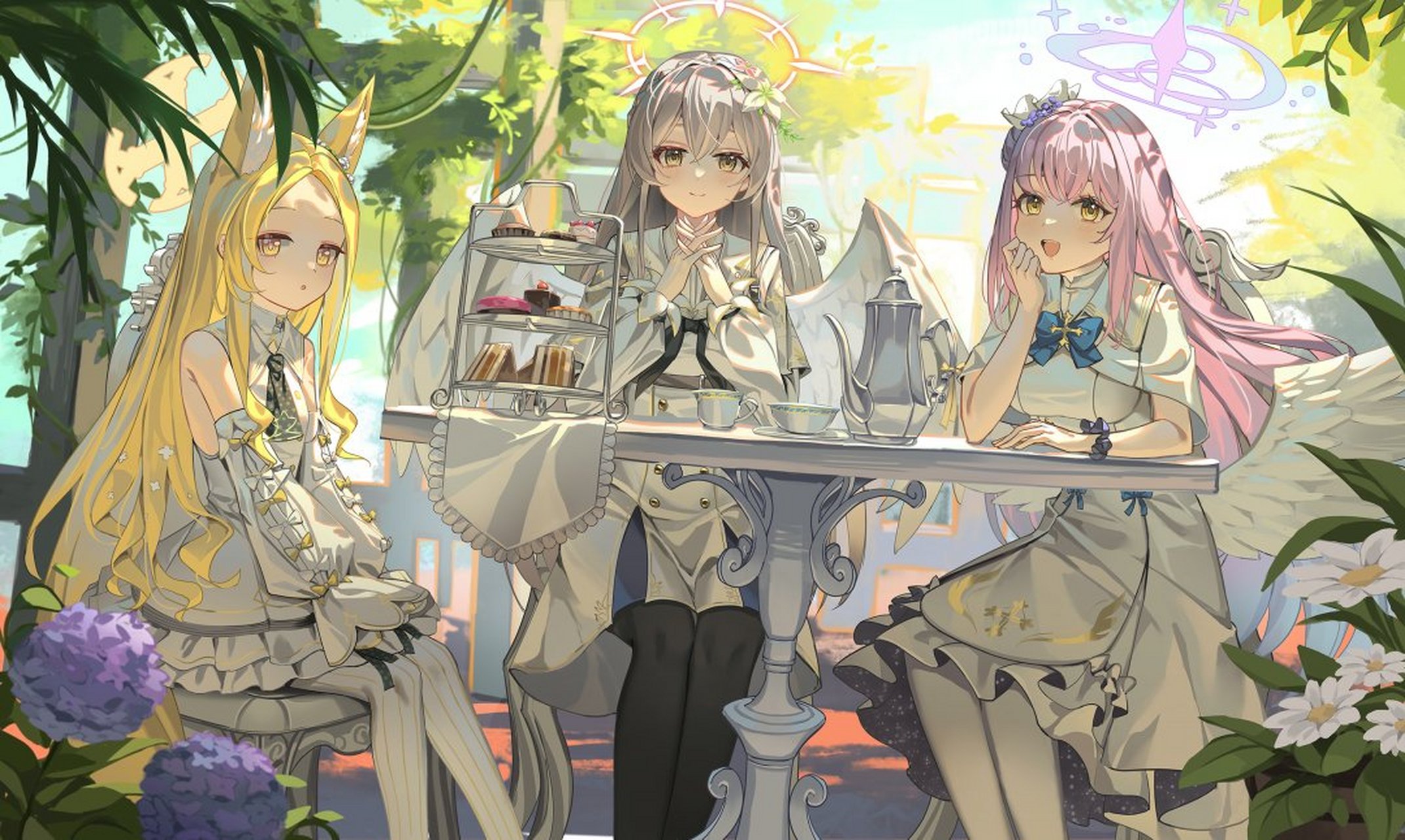 少女茶会#碧蓝档案# #二次元美图