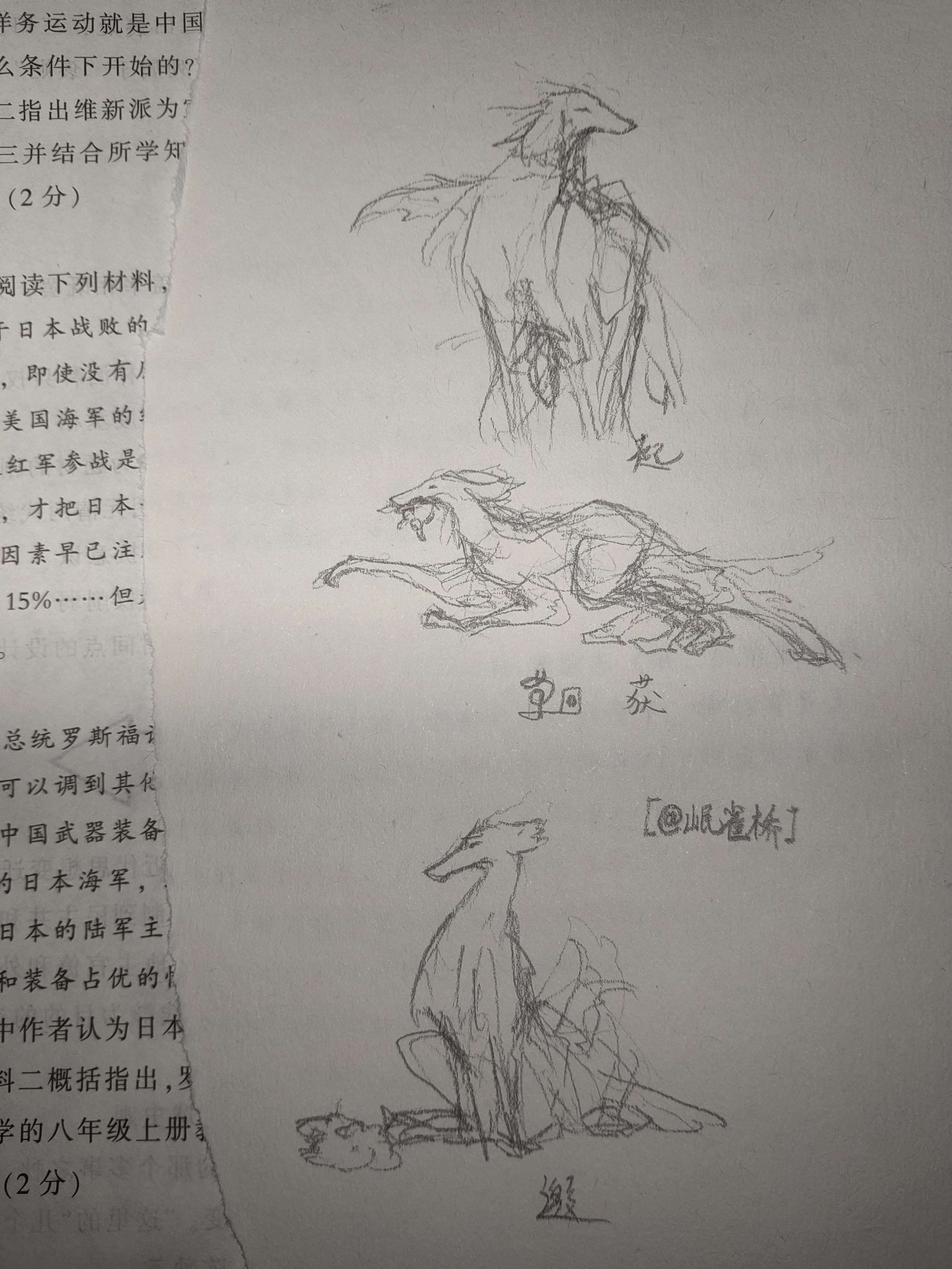 突发奇想画了细狗 哈哈()有时候自己也不知道自己在想什么   :各位