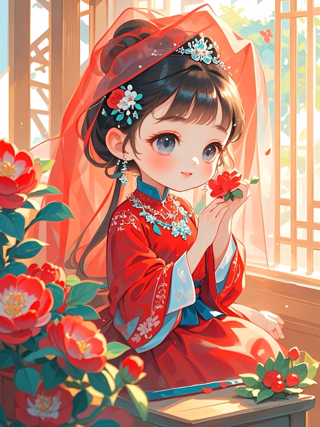 新中式新娘,红妆点芳华,喜气洋洋,美翻了!