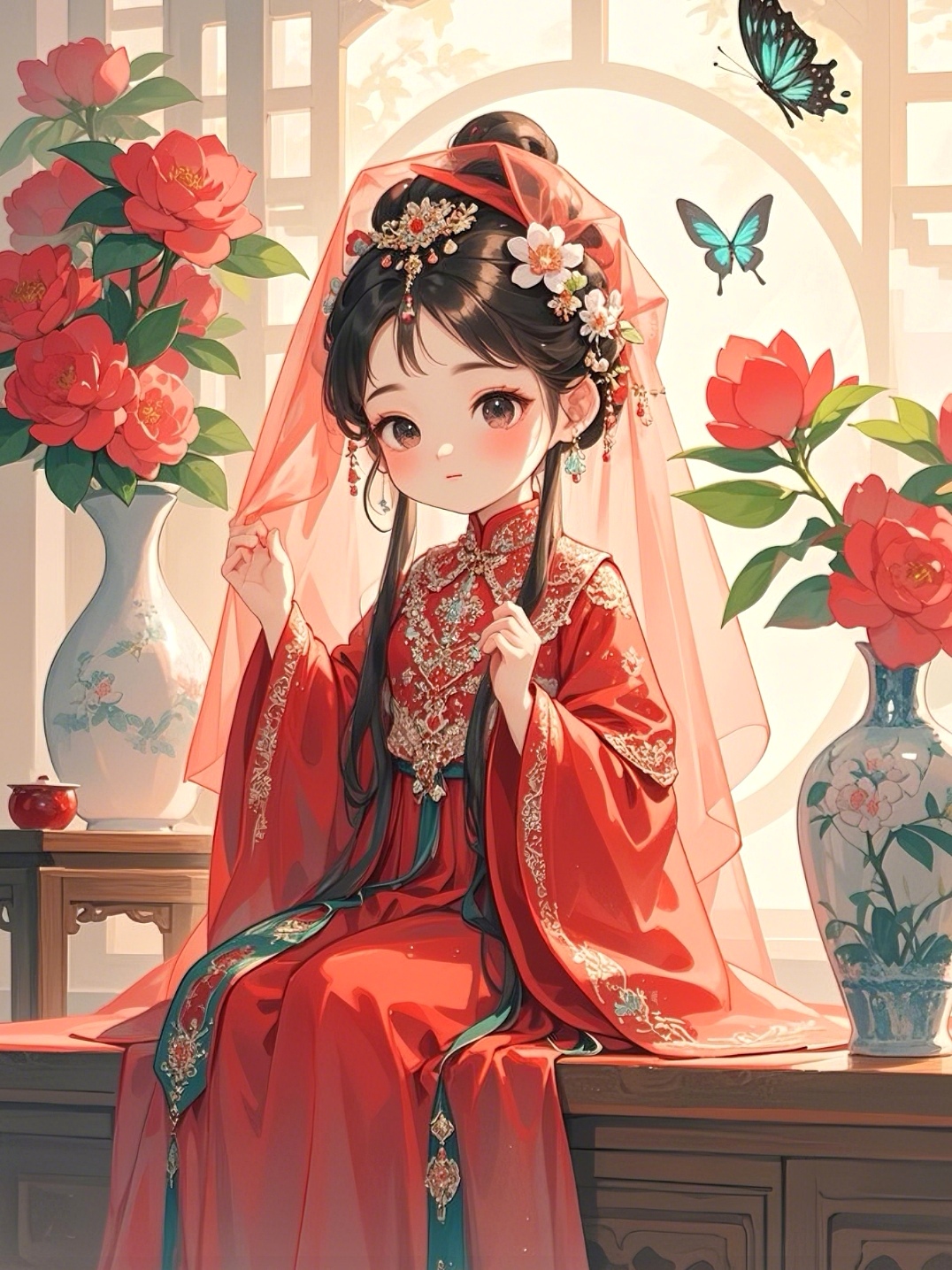 新中式新娘,红妆点芳华,喜气洋洋,美翻了!