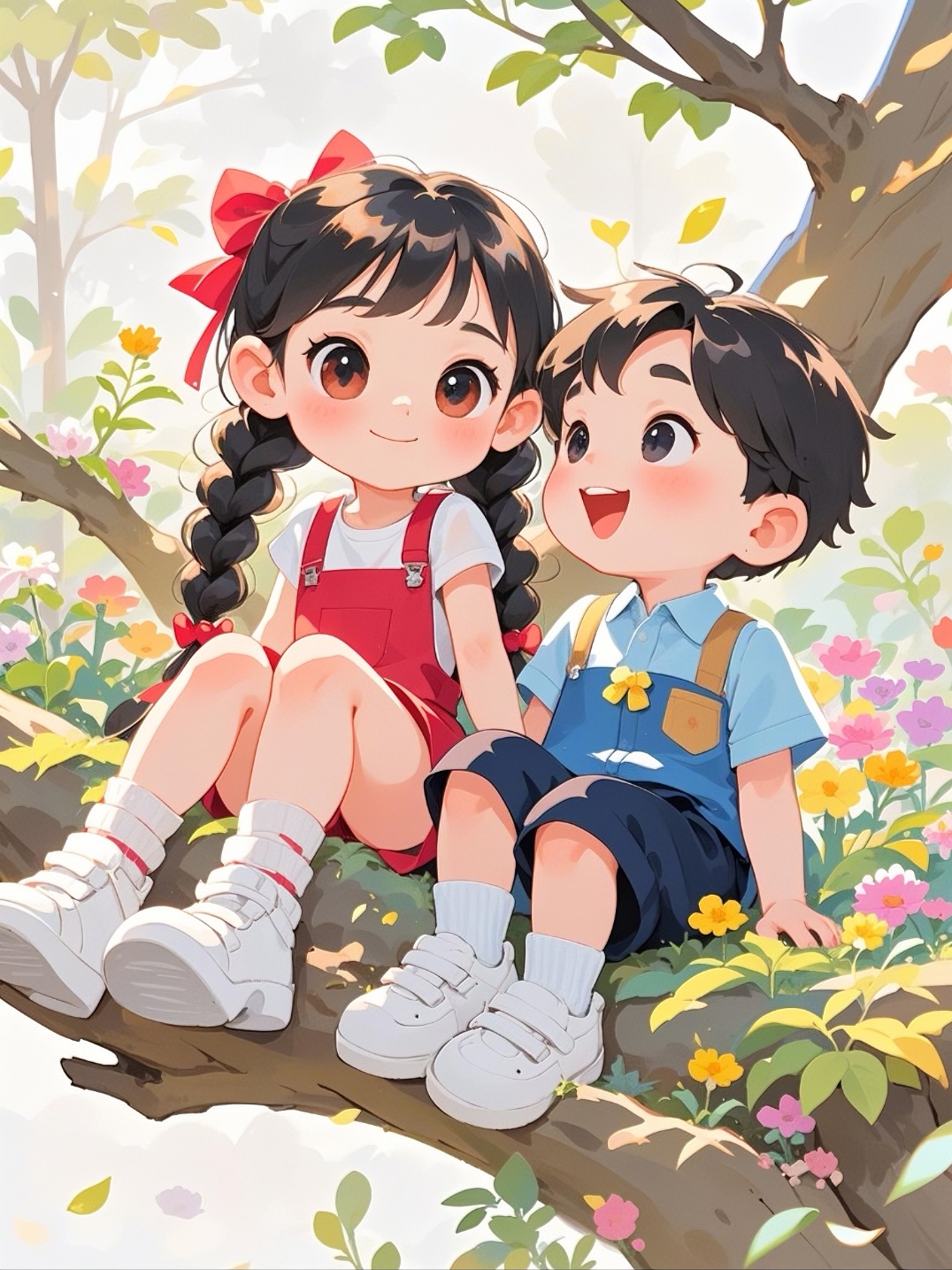 窗外风景正好,我和小伙伴的笑容也正好