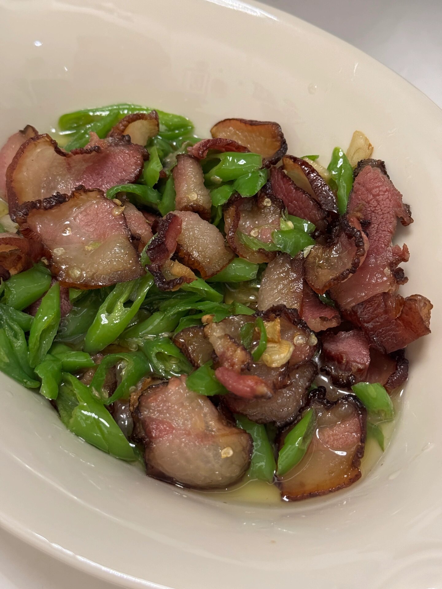 好好吃的尖椒腊肉,好吃下饭