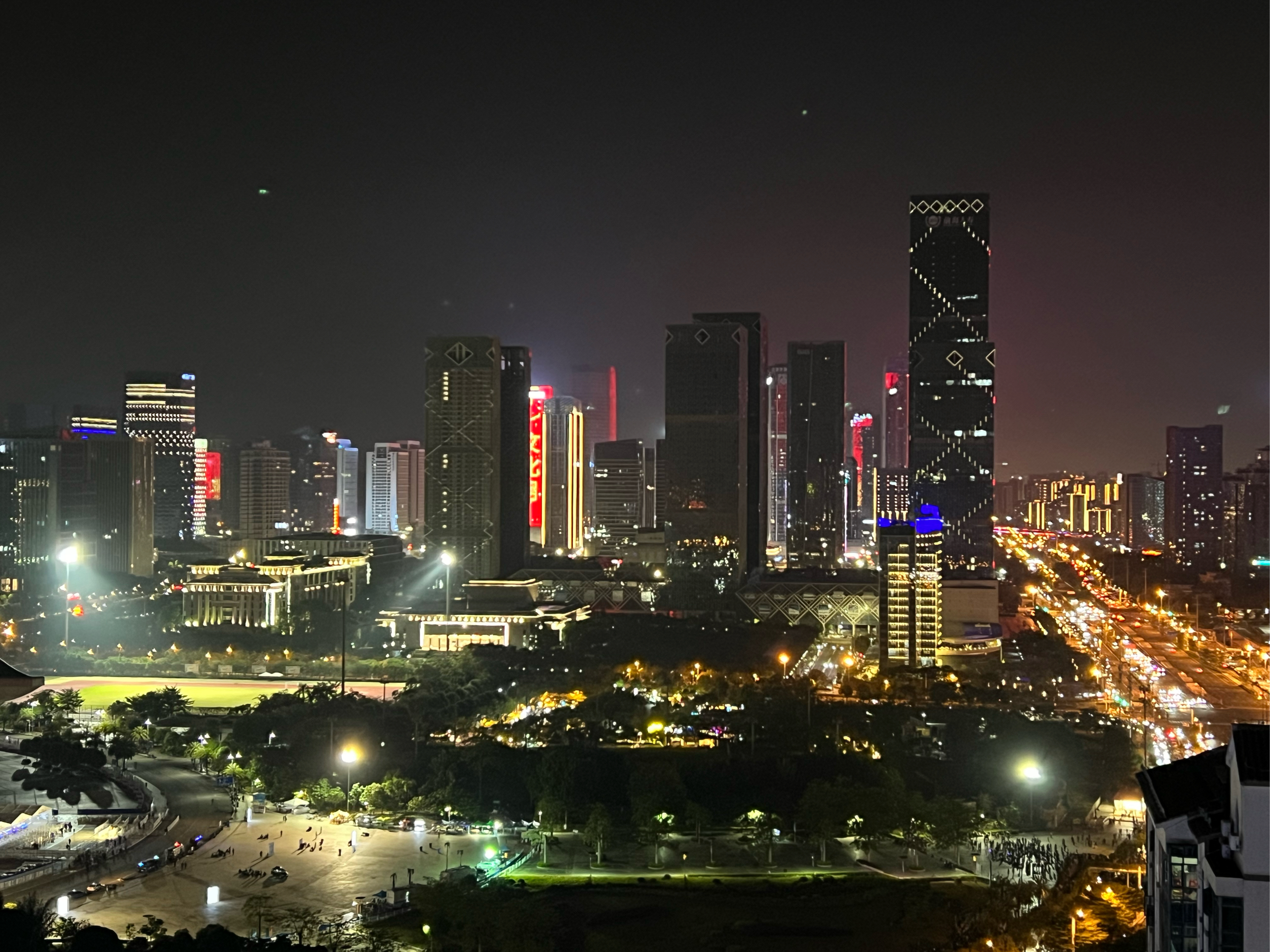 五象湖夜景图片图片