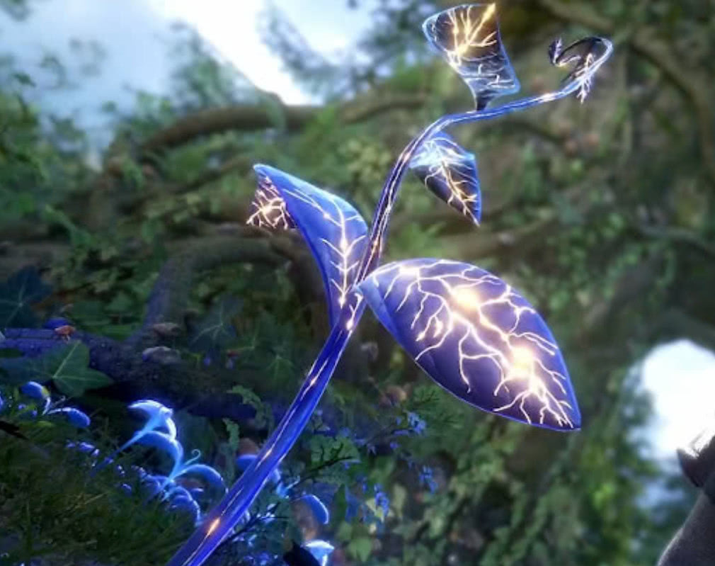 自创魂技#蓝银草自创魂技 第一魂技: 碧鳞游藤(释放蓝银草进行踩破