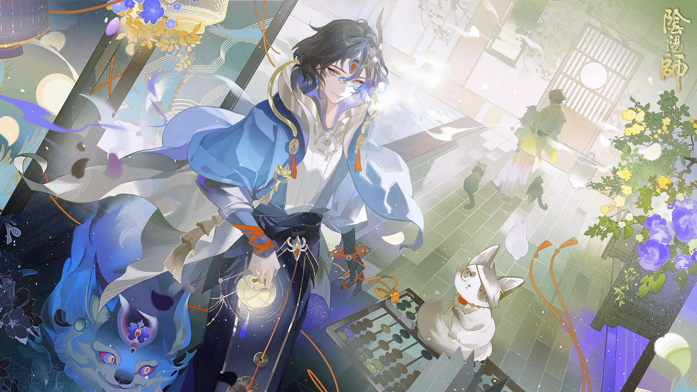 阴阳师猫川壁纸 (图源官方) #阴阳师