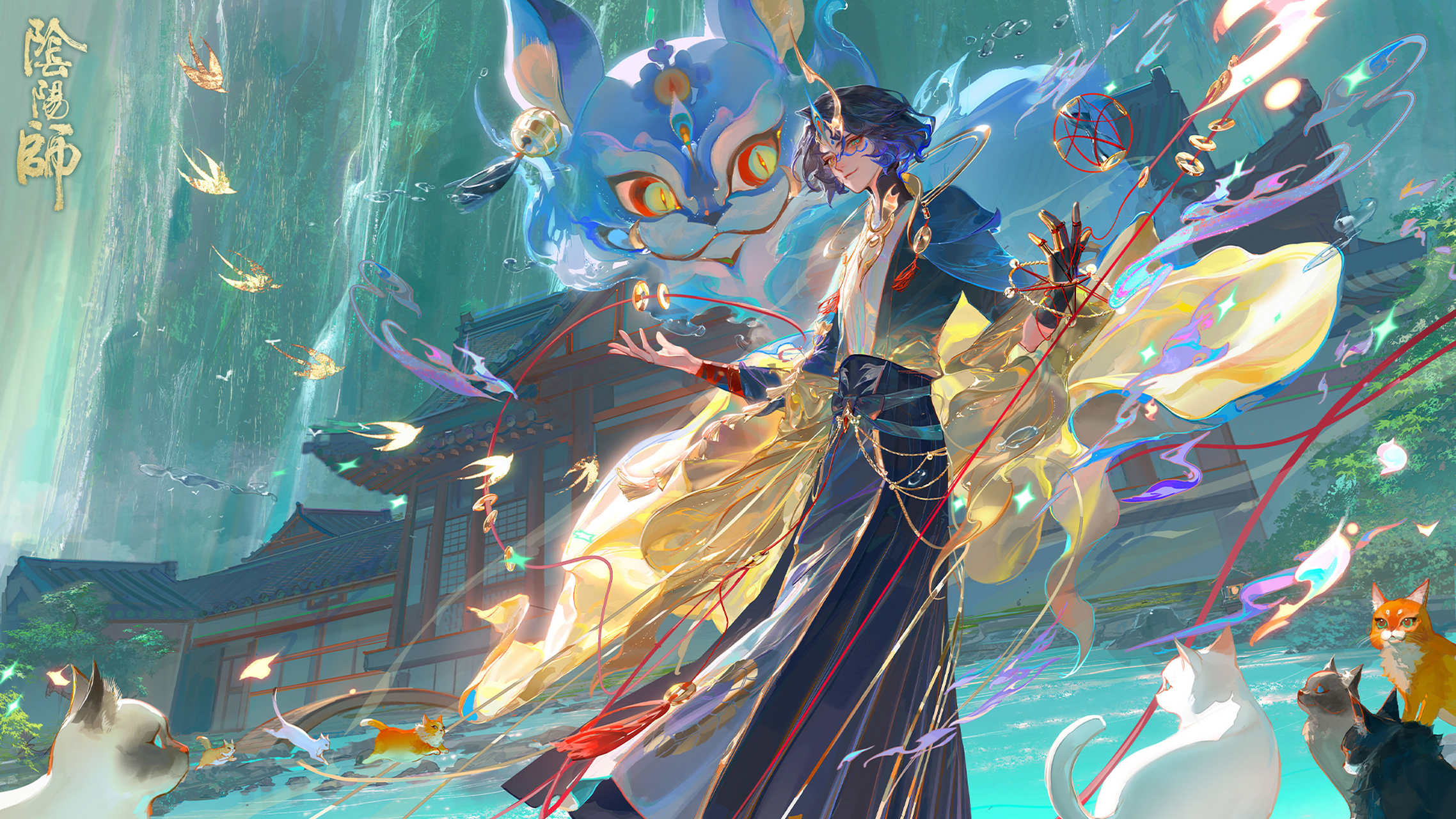 阴阳师猫川壁纸 (图源官方) #阴阳师