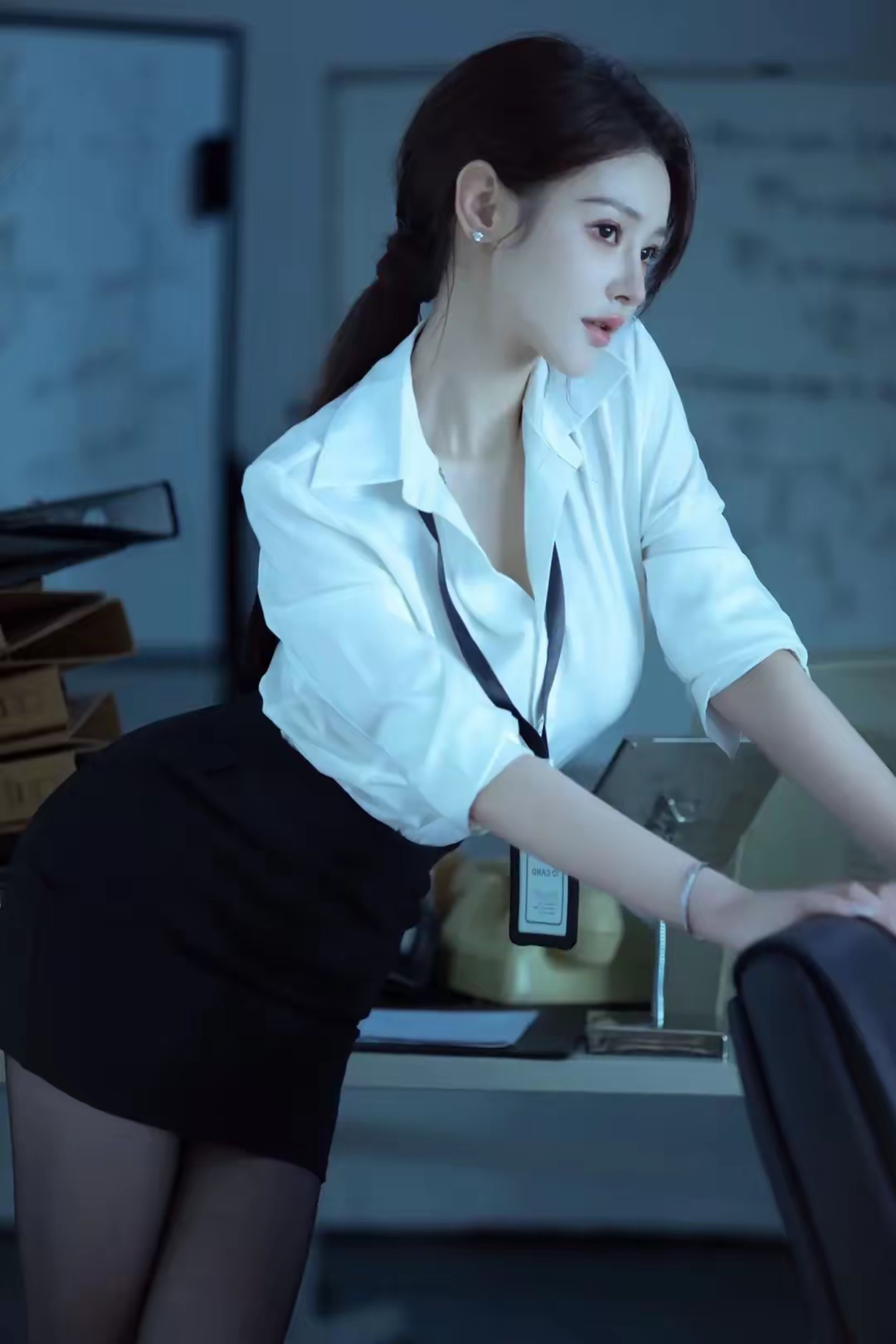 ol职业装#大长腿美女# #美腿玉足