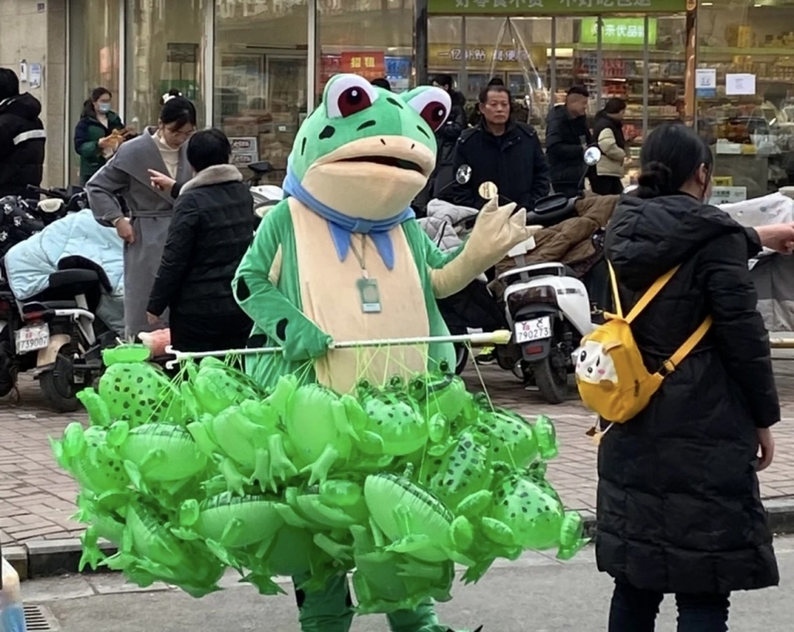 官方回应  街头"卖崽青蛙"被城管拦截,真相曝光!