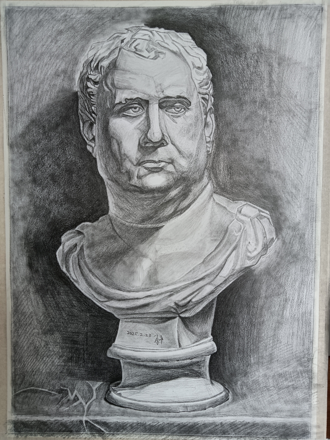 罗马王石膏头像就这样吧