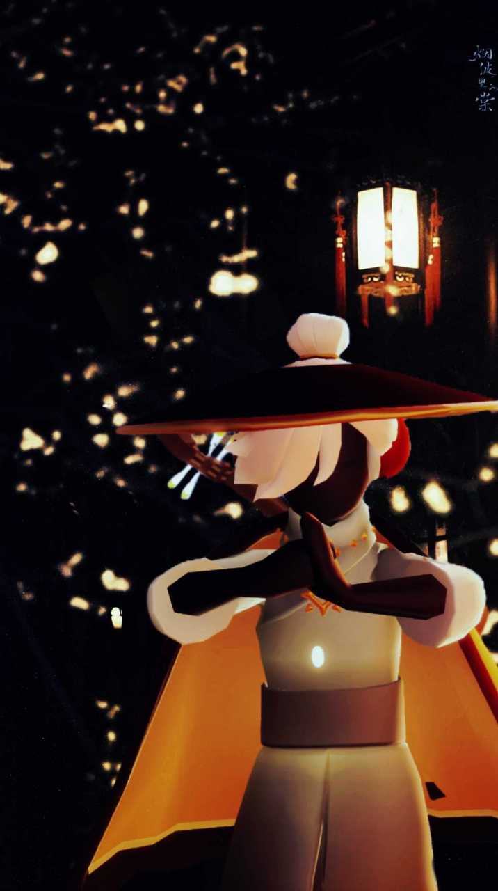 如果词不达意那就将爱藏在心里 #光遇箬笠# #光遇