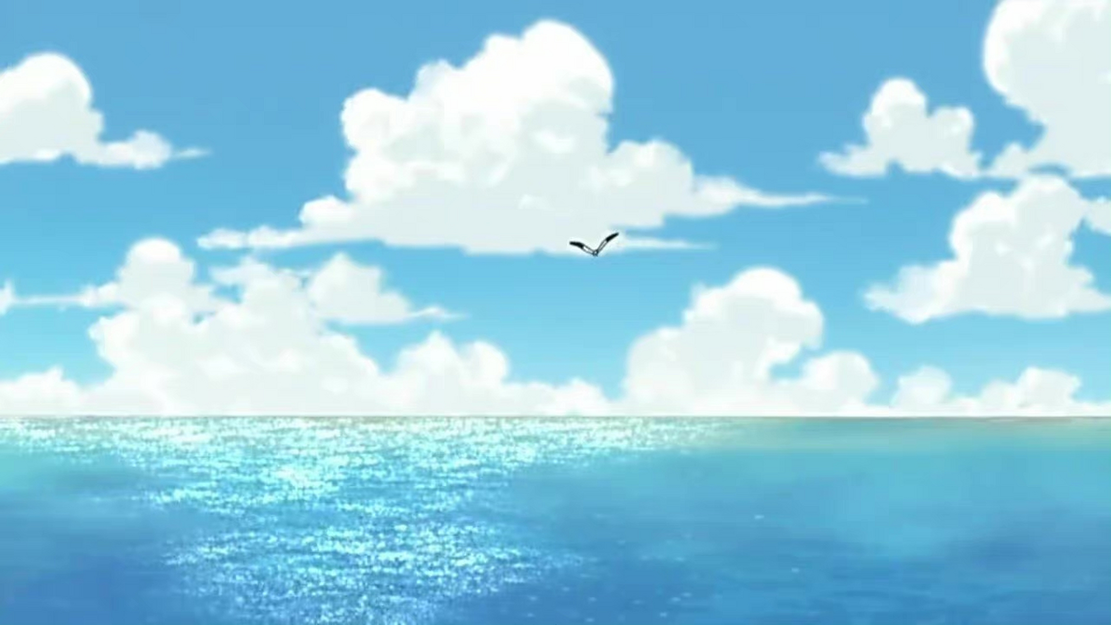 海贼王# #经典动漫#  属于海贼王里的天空和大海.[心]